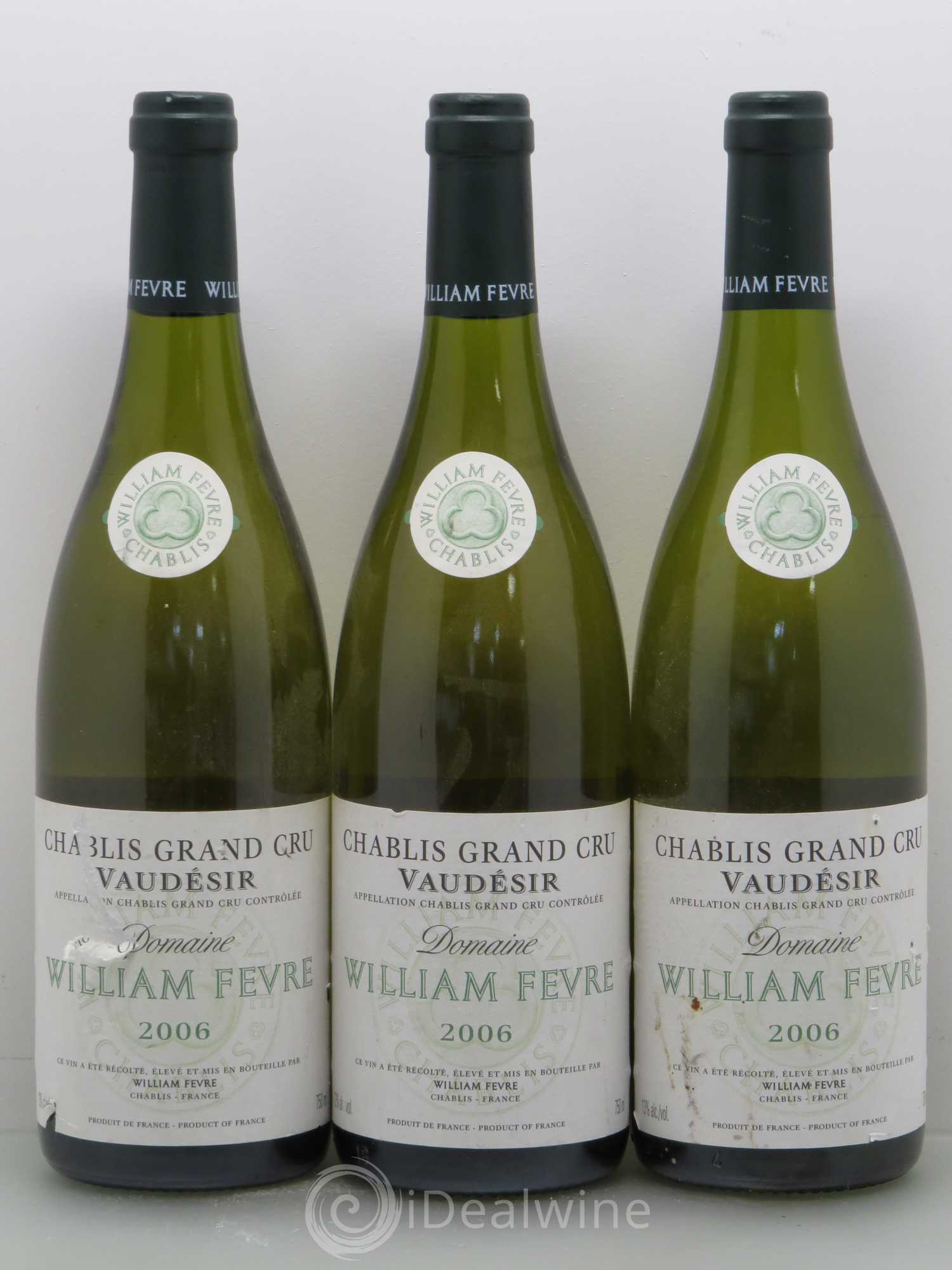 Chablis Grand Cru Vaudésir William Fèvre (sans prix de réserve) 2006 - Lot de 3 bouteilles - 0