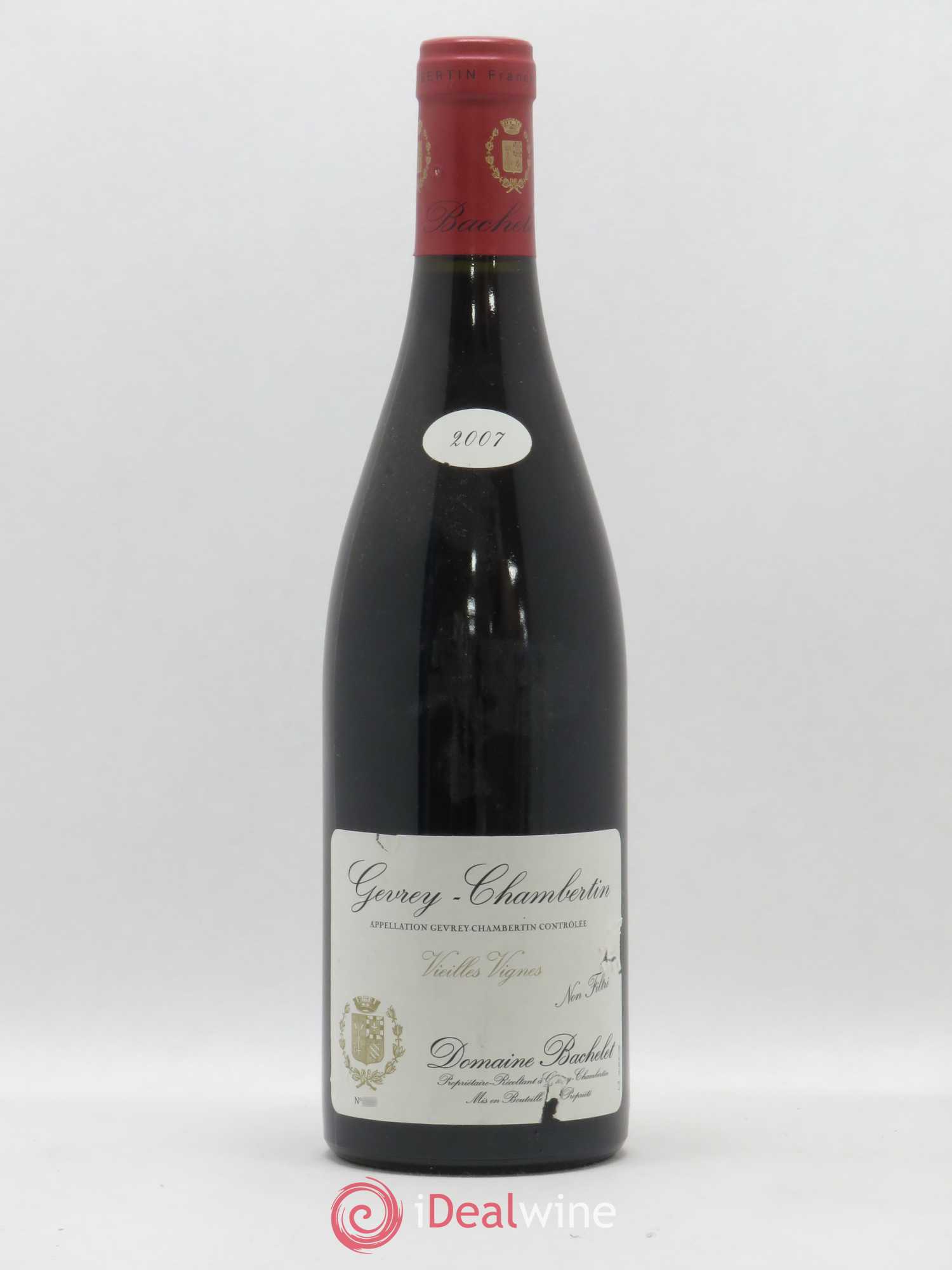 Gevrey-Chambertin Vieilles Vignes Denis Bachelet (Domaine) 2007 - Lot de 1 bouteille - 0