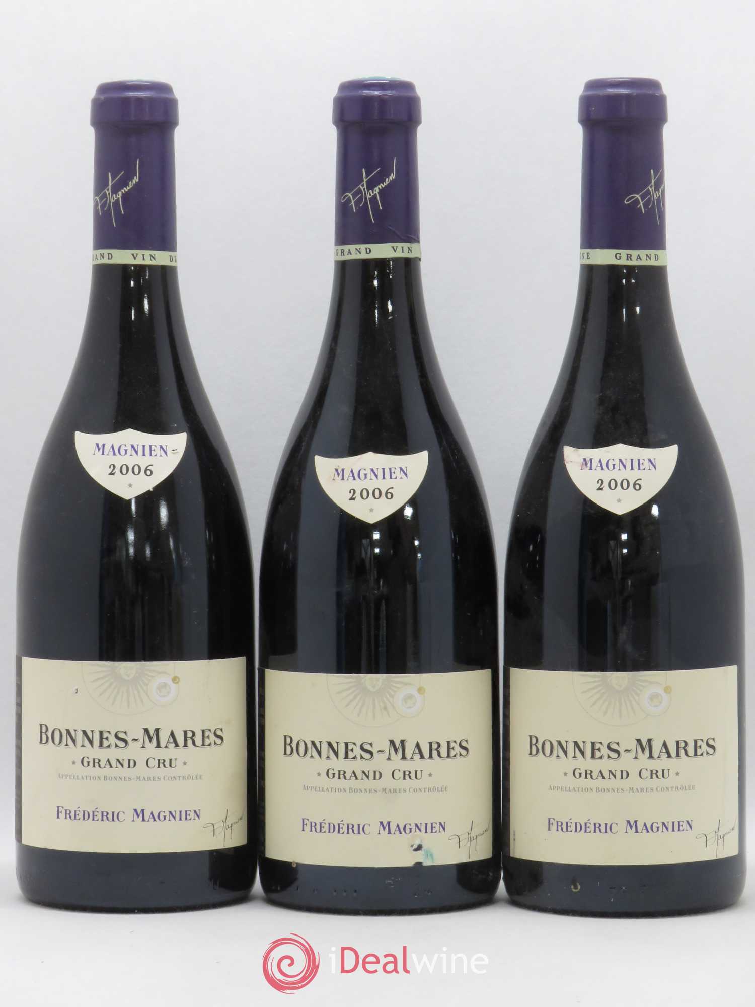 Bonnes-Mares Grand Cru Frédéric Magnien 2006 - Lot de 3 bouteilles - 0