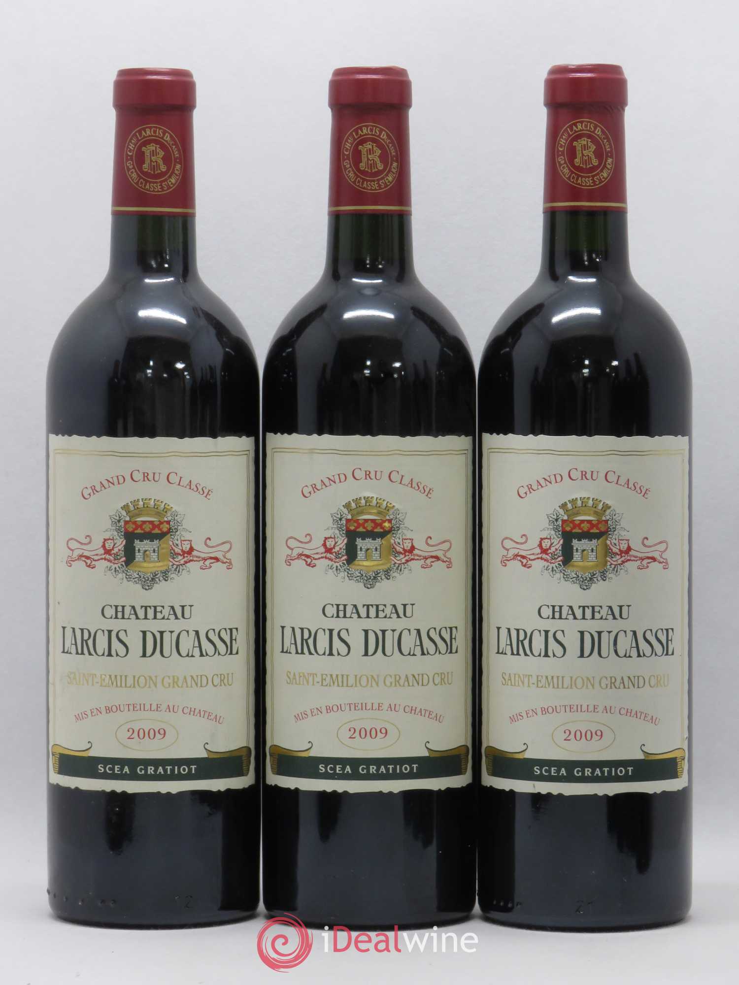 Château Larcis Ducasse 1er Grand Cru Classé B 2009 - Lot de 12 bouteilles - 1