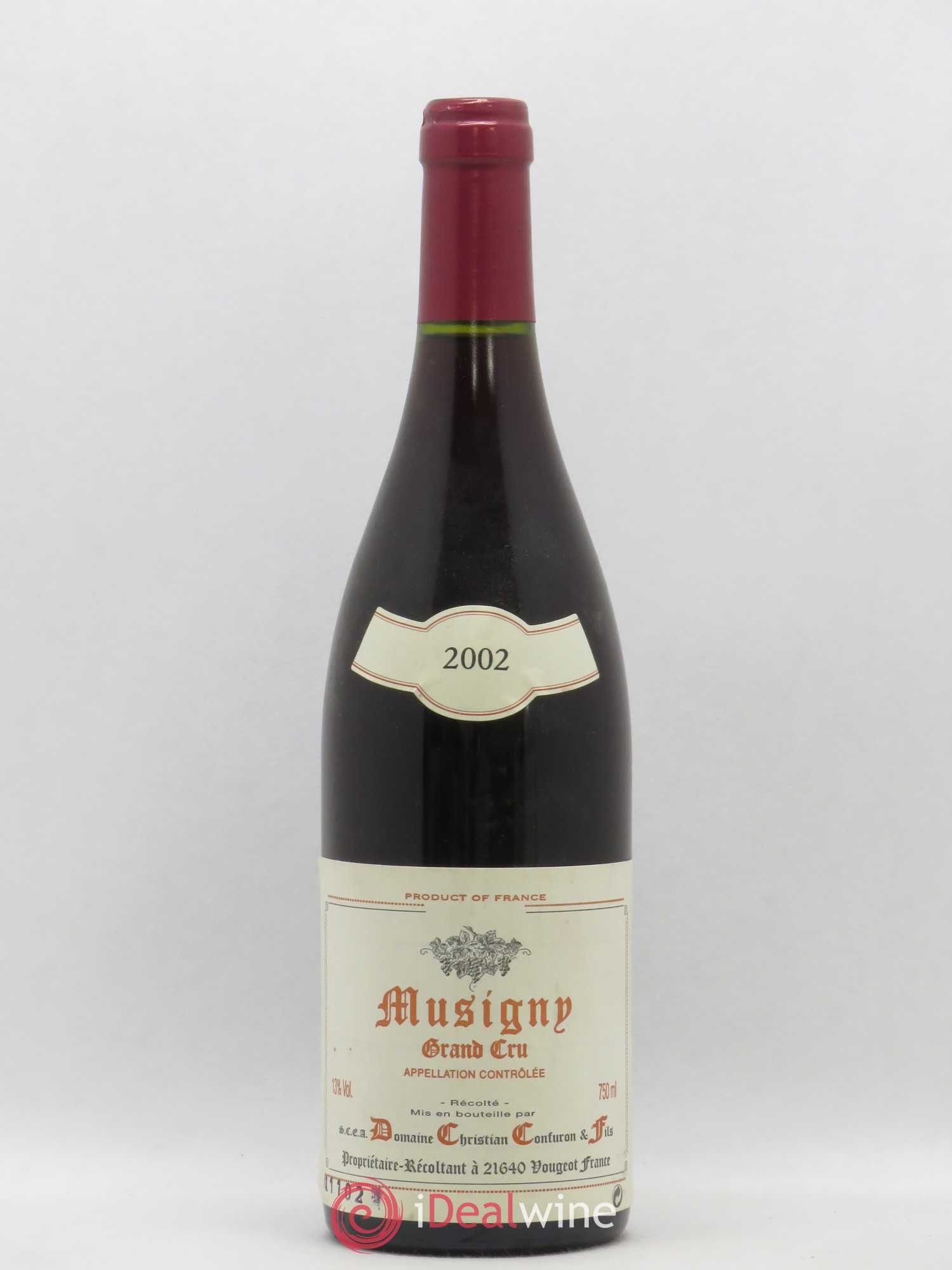 Musigny Grand Cru Christian Confuron 2002 - Lot de 1 bouteille - 0