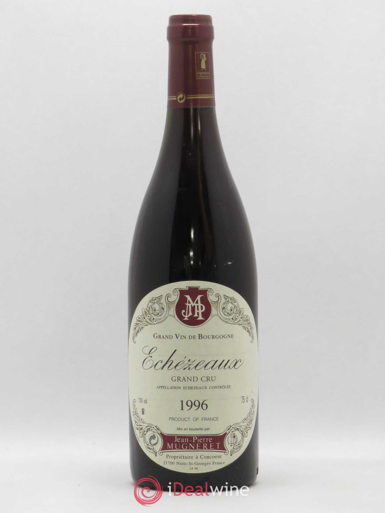 Echezeaux Grand Cru Domaine Jean Pierre Mugneret 1996 - Lot de 1 bouteille - 0