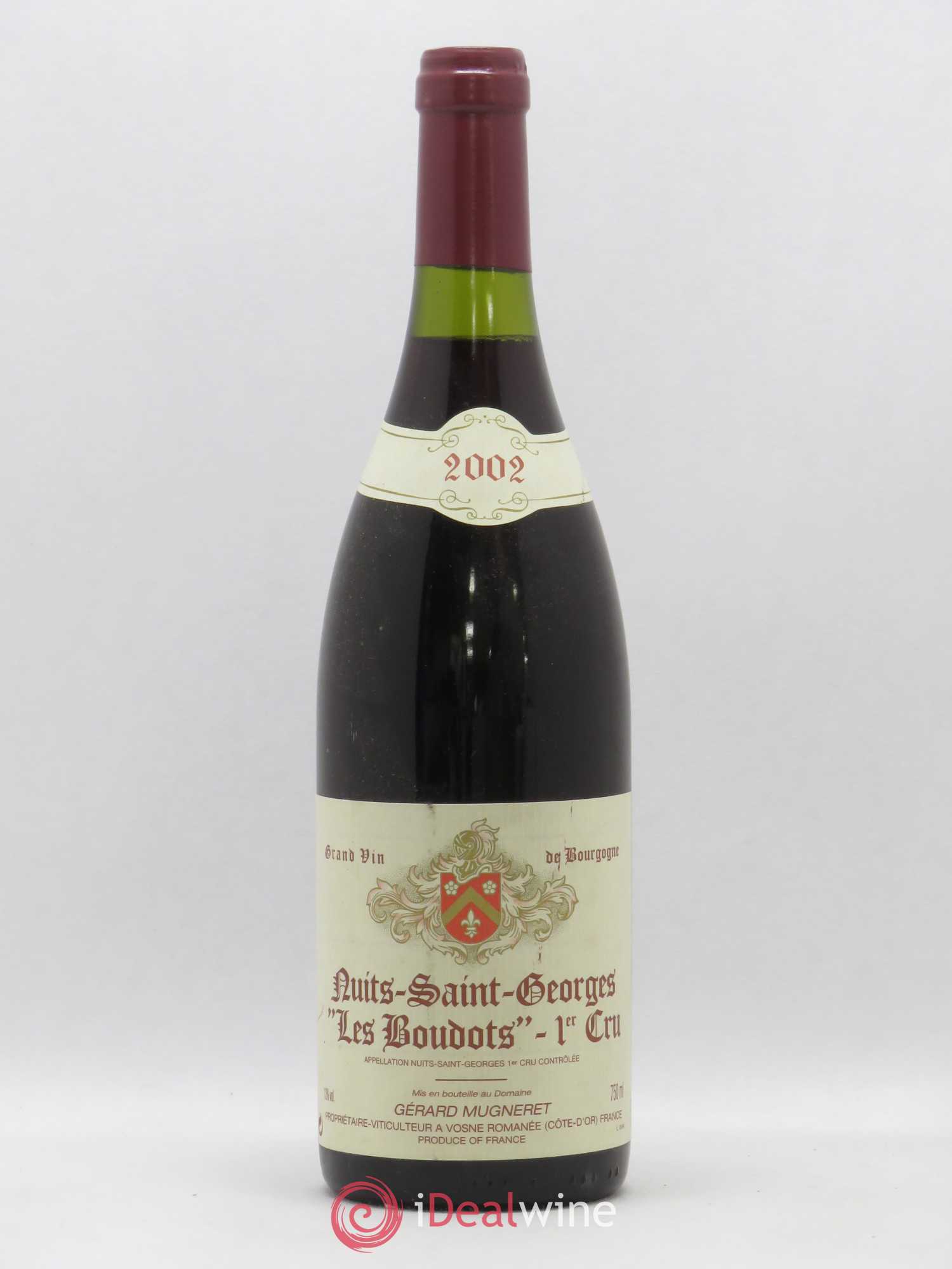 Nuits-Saint-Georges 1er Cru Les Boudots Domaine Gerard Mugneret 2002 - Posten von 1 Flasche - 0