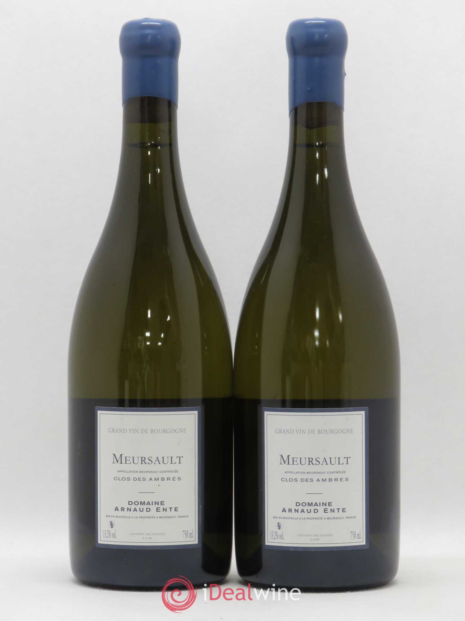 Meursault Clos des Ambres Arnaud Ente 2009 - Lot de 2 bouteilles - 1