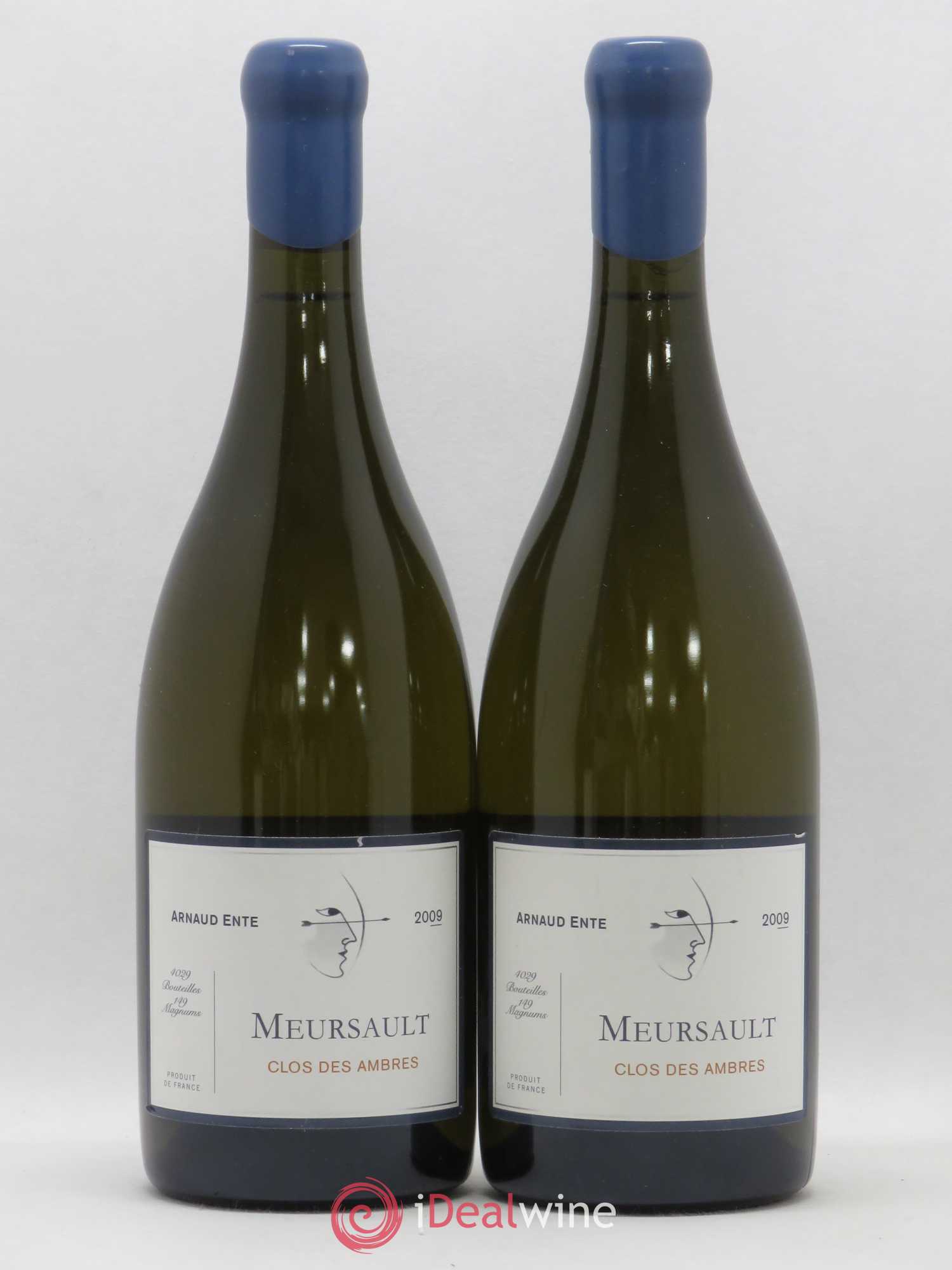 Meursault Clos des Ambres Arnaud Ente 2009 - Lot de 2 bouteilles - 0