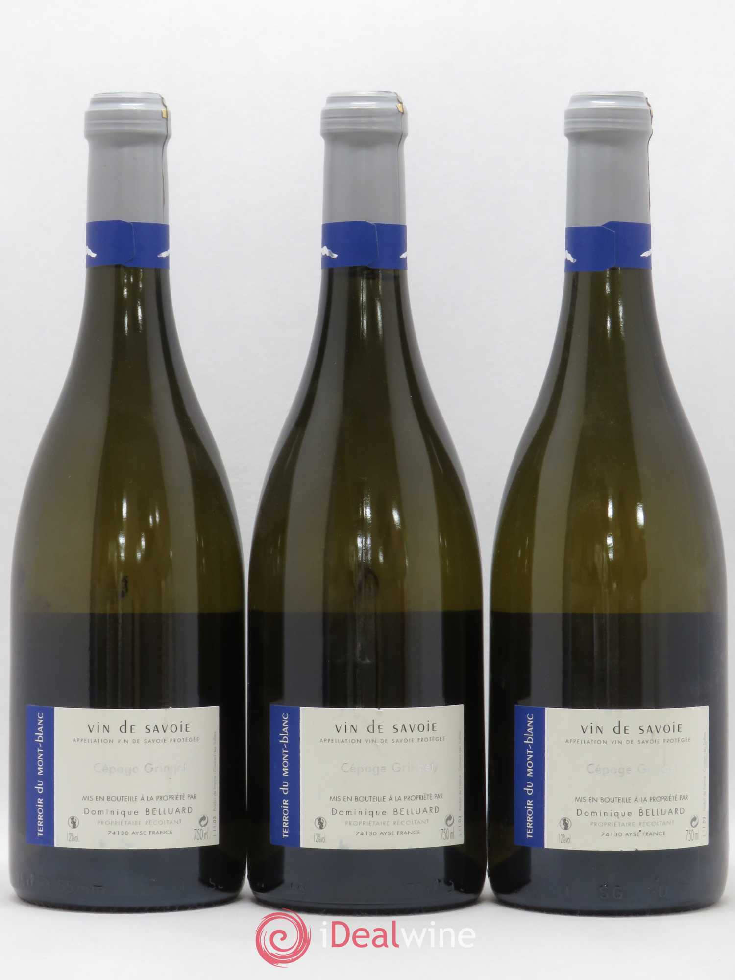 Vin de Savoie Le Feu Domaine Belluard 2011 - Lot de 3 bouteilles - 1