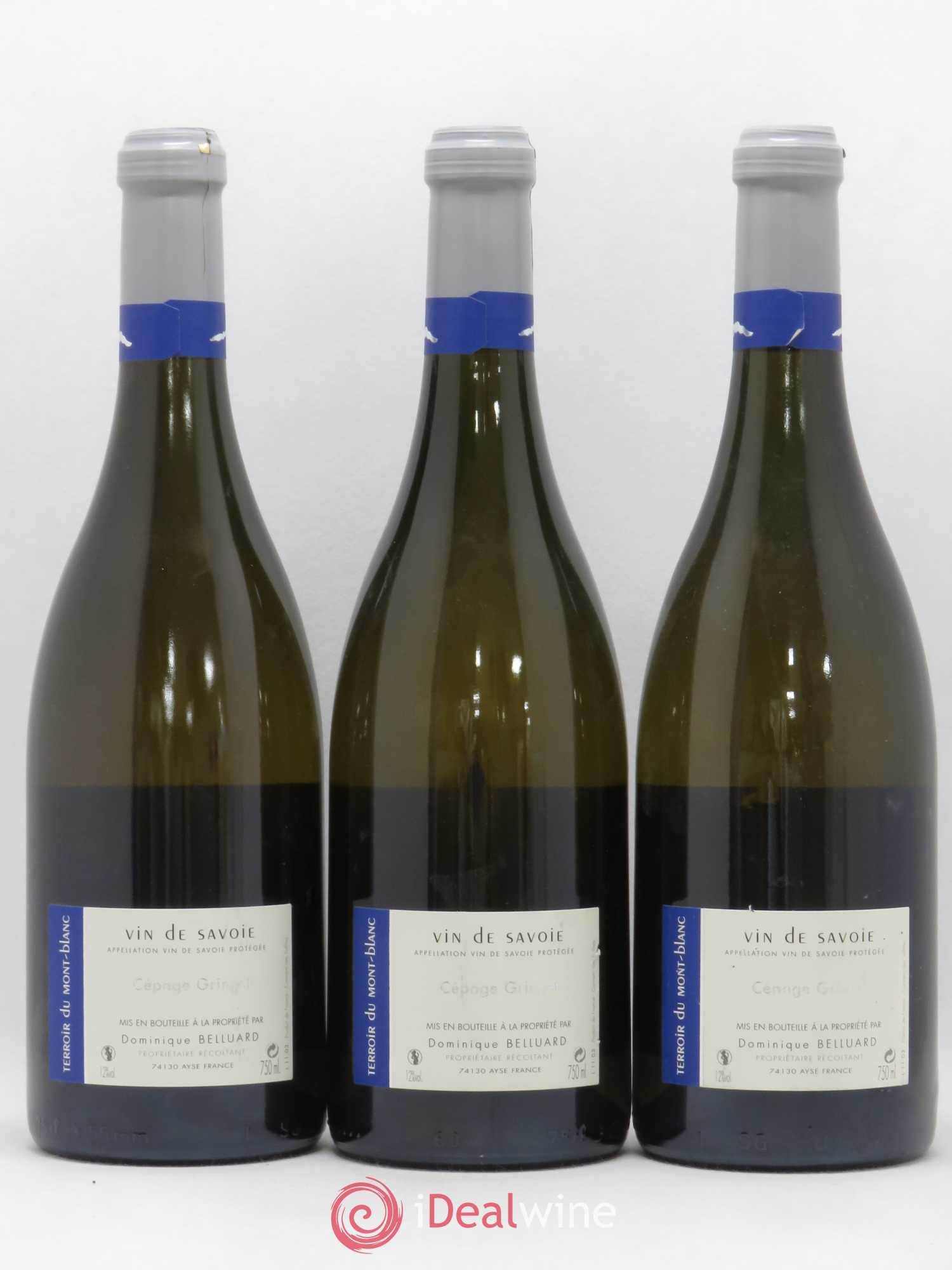 Vin de Savoie Le Feu Domaine Belluard 2011 - Lot de 3 bouteilles - 1