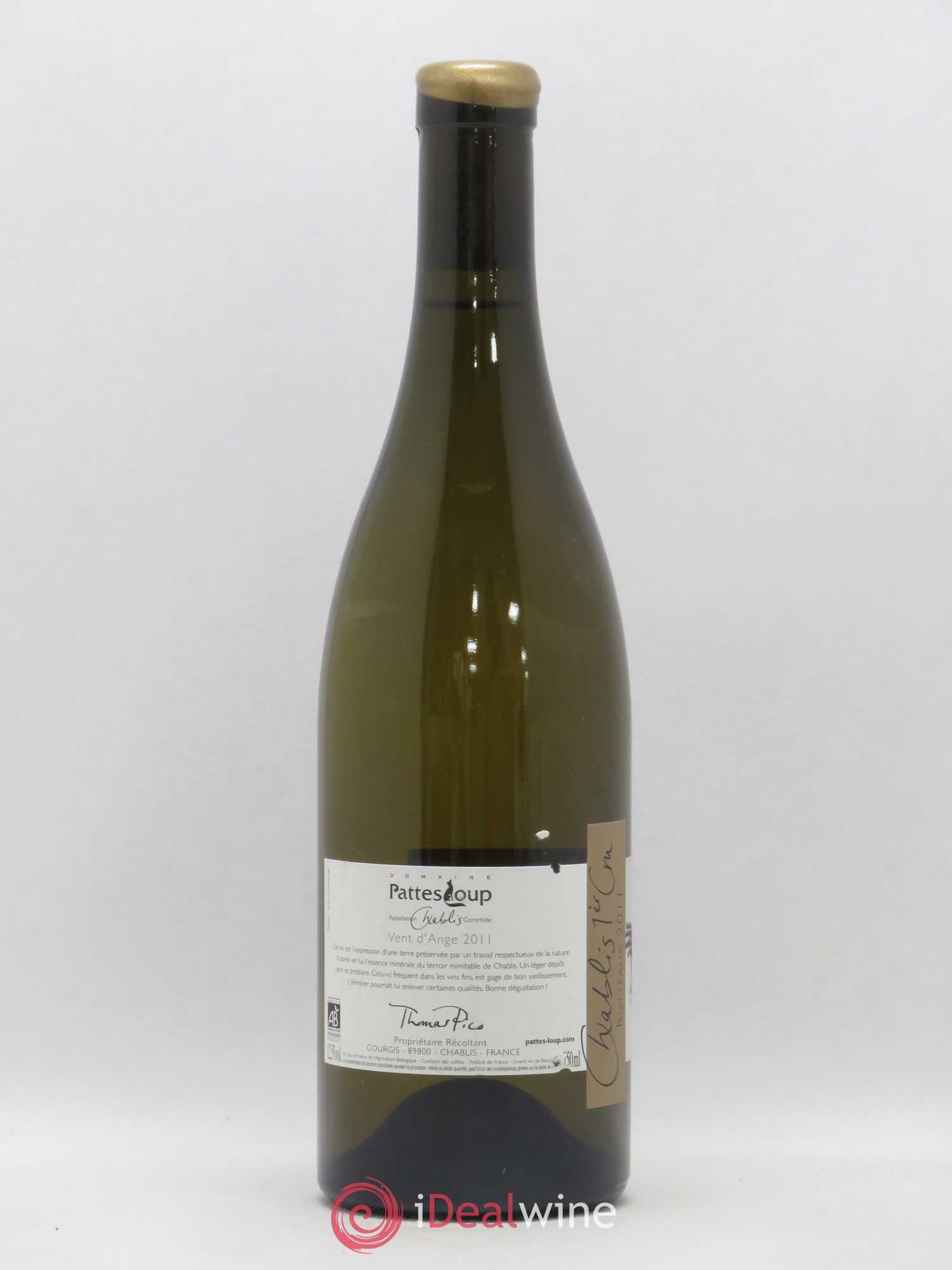 Chablis 1er Cru Butteaux Pattes Loup (Domaine) 2011 - Lot de 1 bouteille - 1