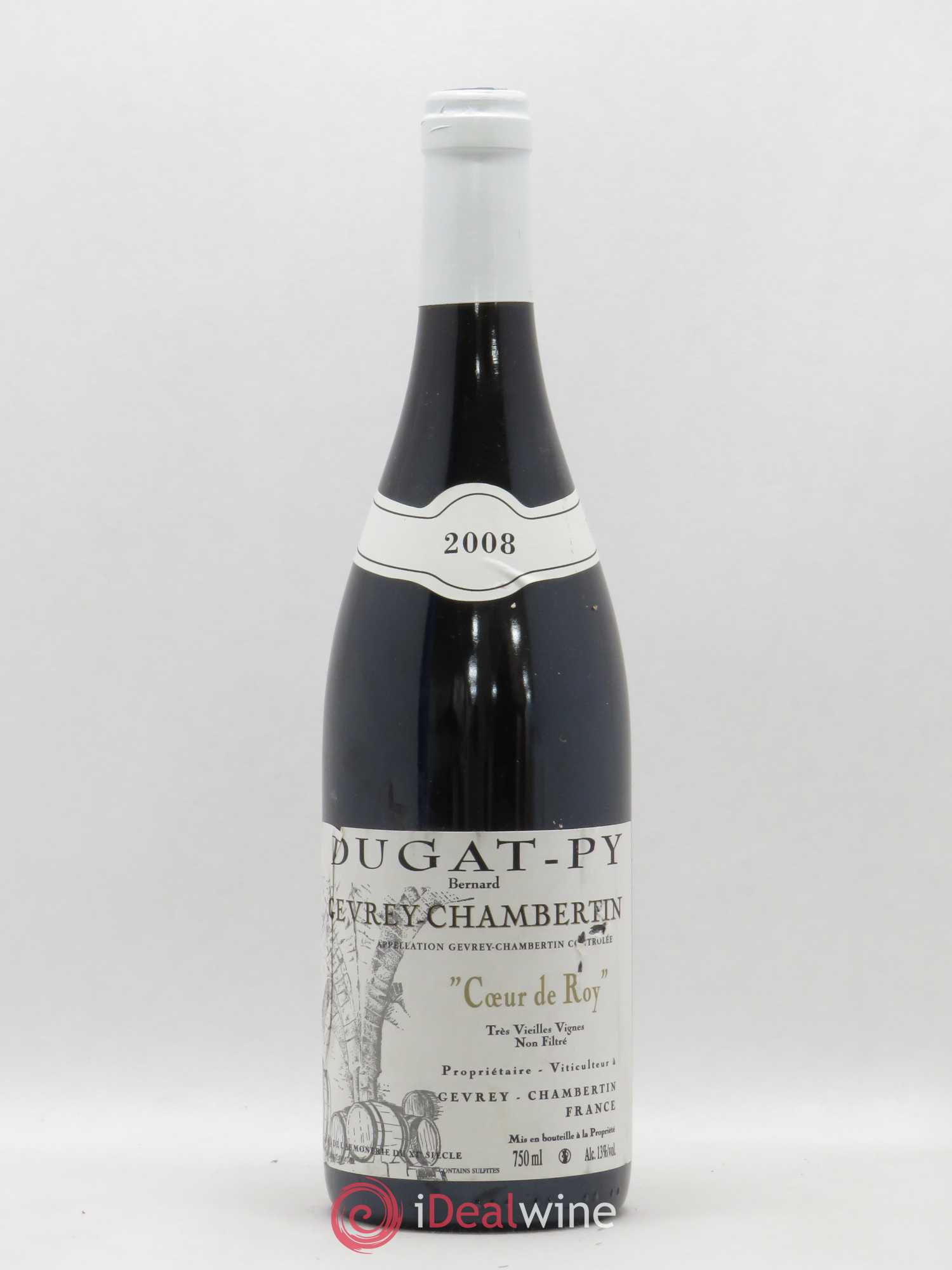 Gevrey-Chambertin Coeur de Roy Très Vieilles Vignes Dugat-Py 2008 - Lot de 1 bouteille - 0