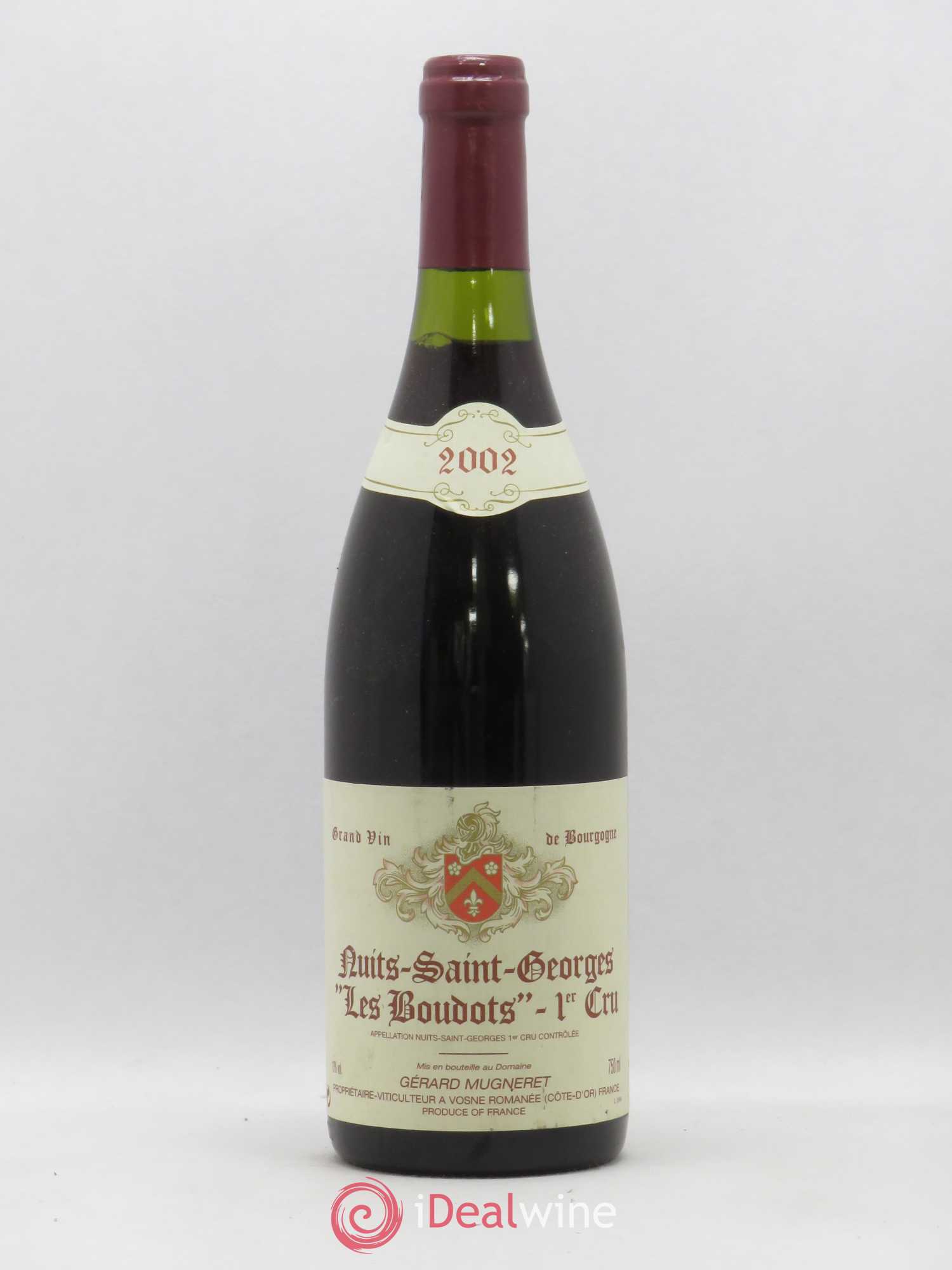 Nuits-Saint-Georges 1er Cru Les Boudots Domaine Gerard Mugneret 2002 - Posten von 1 Flasche - 0