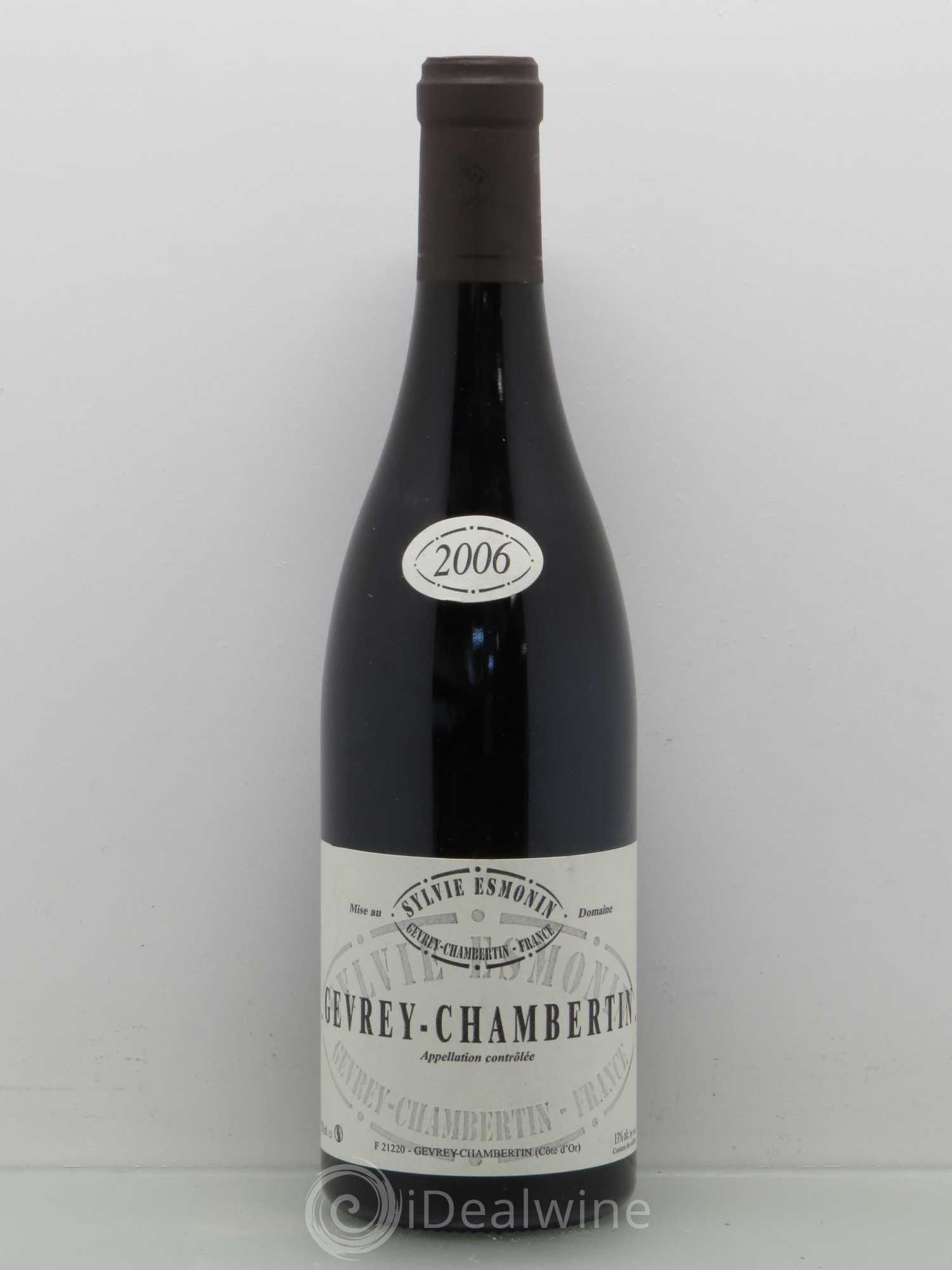 Gevrey-Chambertin Sylvie Esmonin 2006 - Lot de 1 bouteille - 0