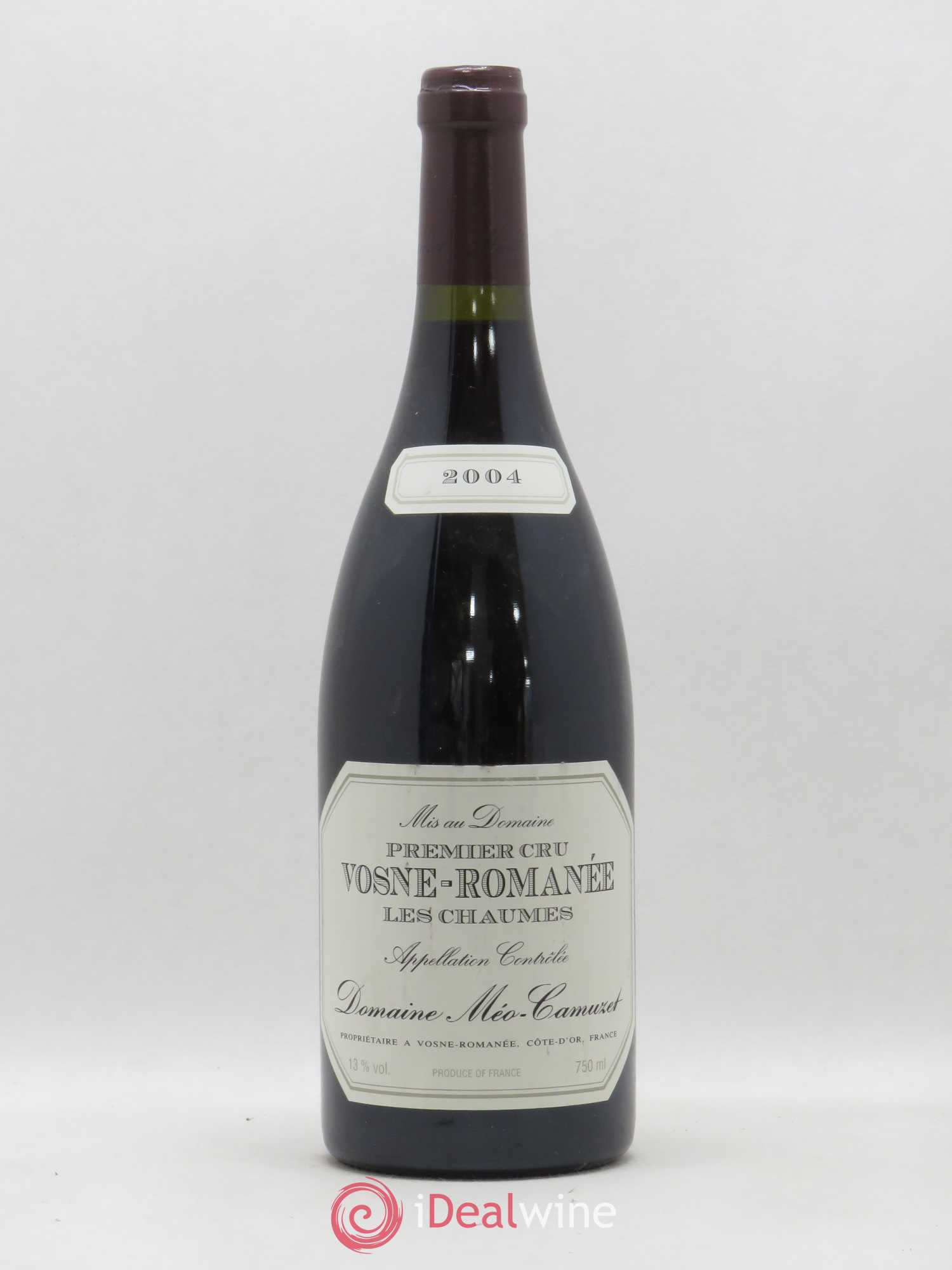 Vosne-Romanée 1er Cru Les Chaumes Méo-Camuzet (Domaine) 2004 - Lot de 1 bouteille - 0