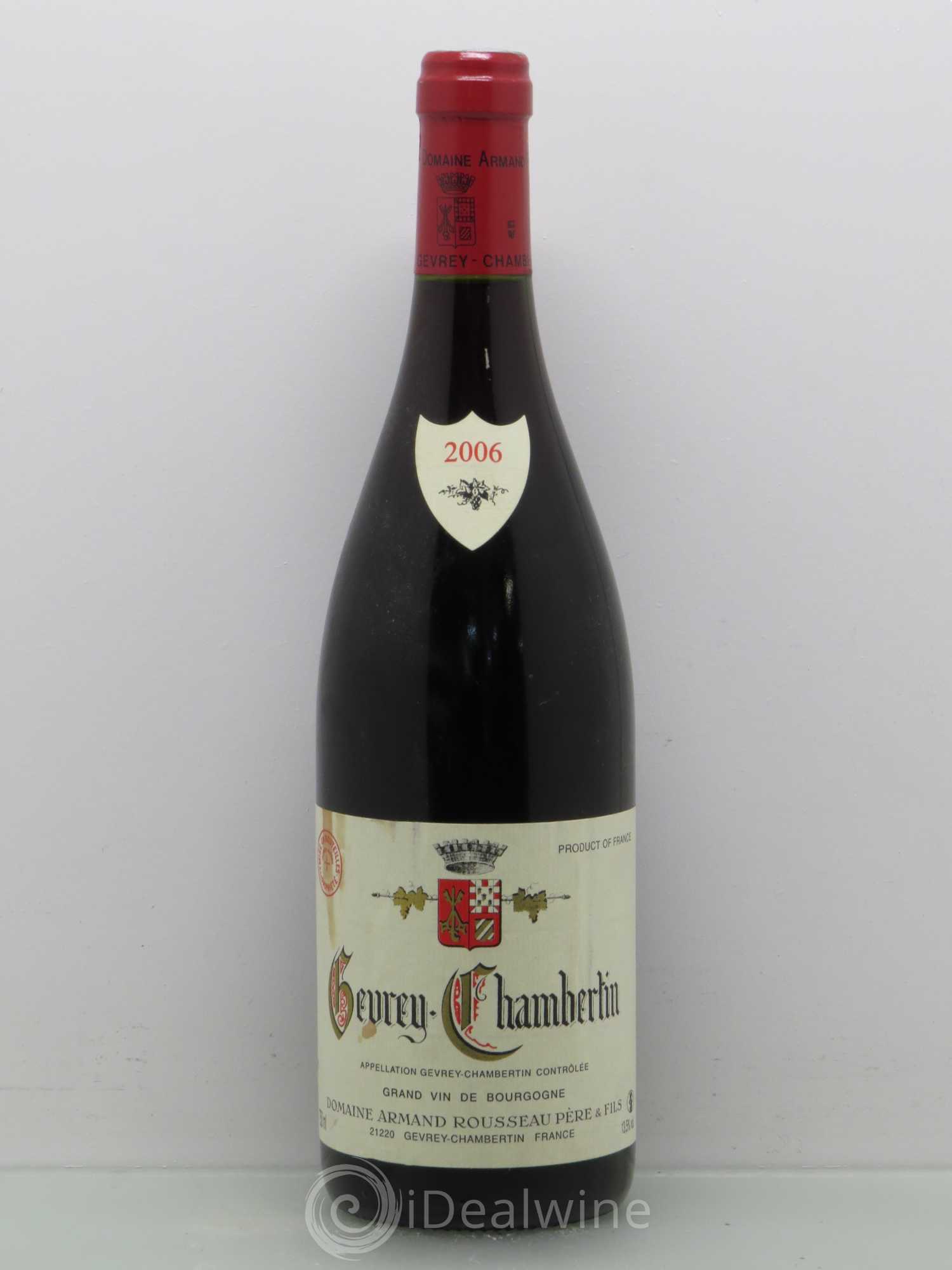 Gevrey-Chambertin Armand Rousseau (Domaine) 2006 - Lot de 1 bouteille - 0