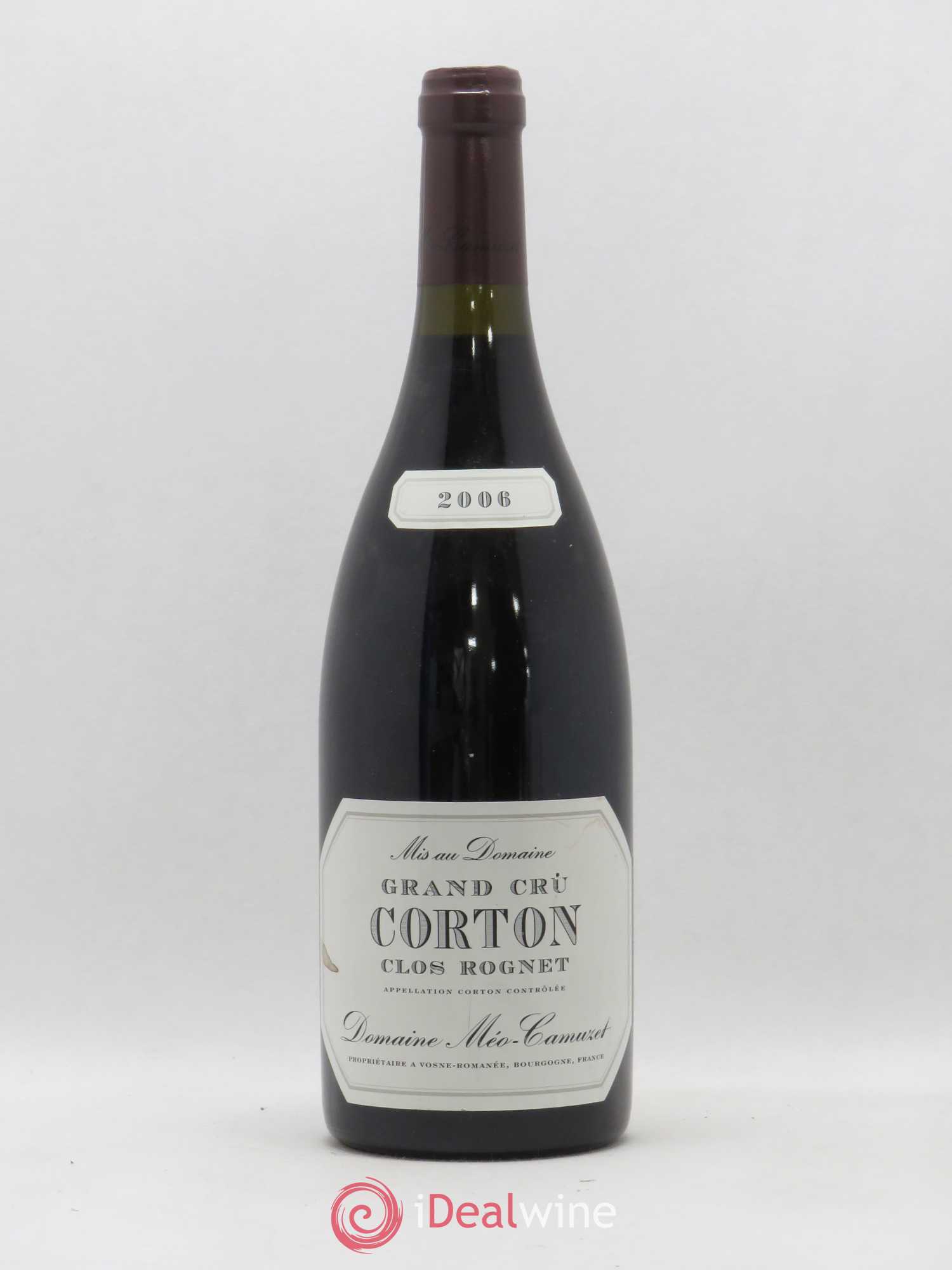 Corton Grand Cru Clos Rognet Méo-Camuzet (Domaine) 2006 - Lot de 1 bouteille - 0