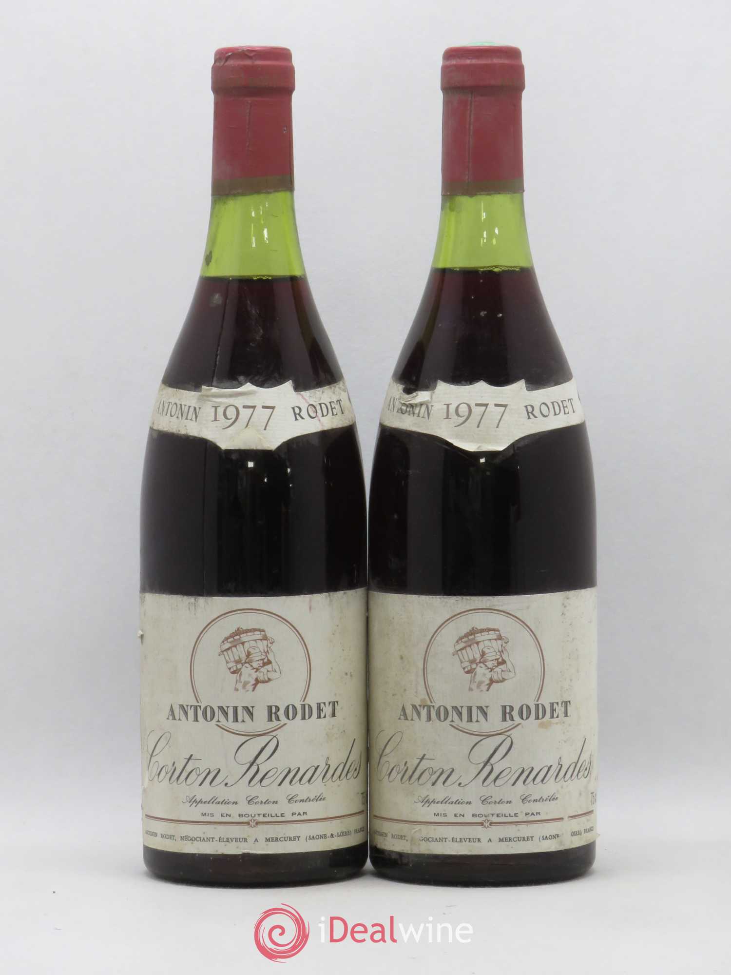 Corton Grand Cru Renardes Maison Antonin Rodet 1977 - Posten von 2 Flaschen - 0