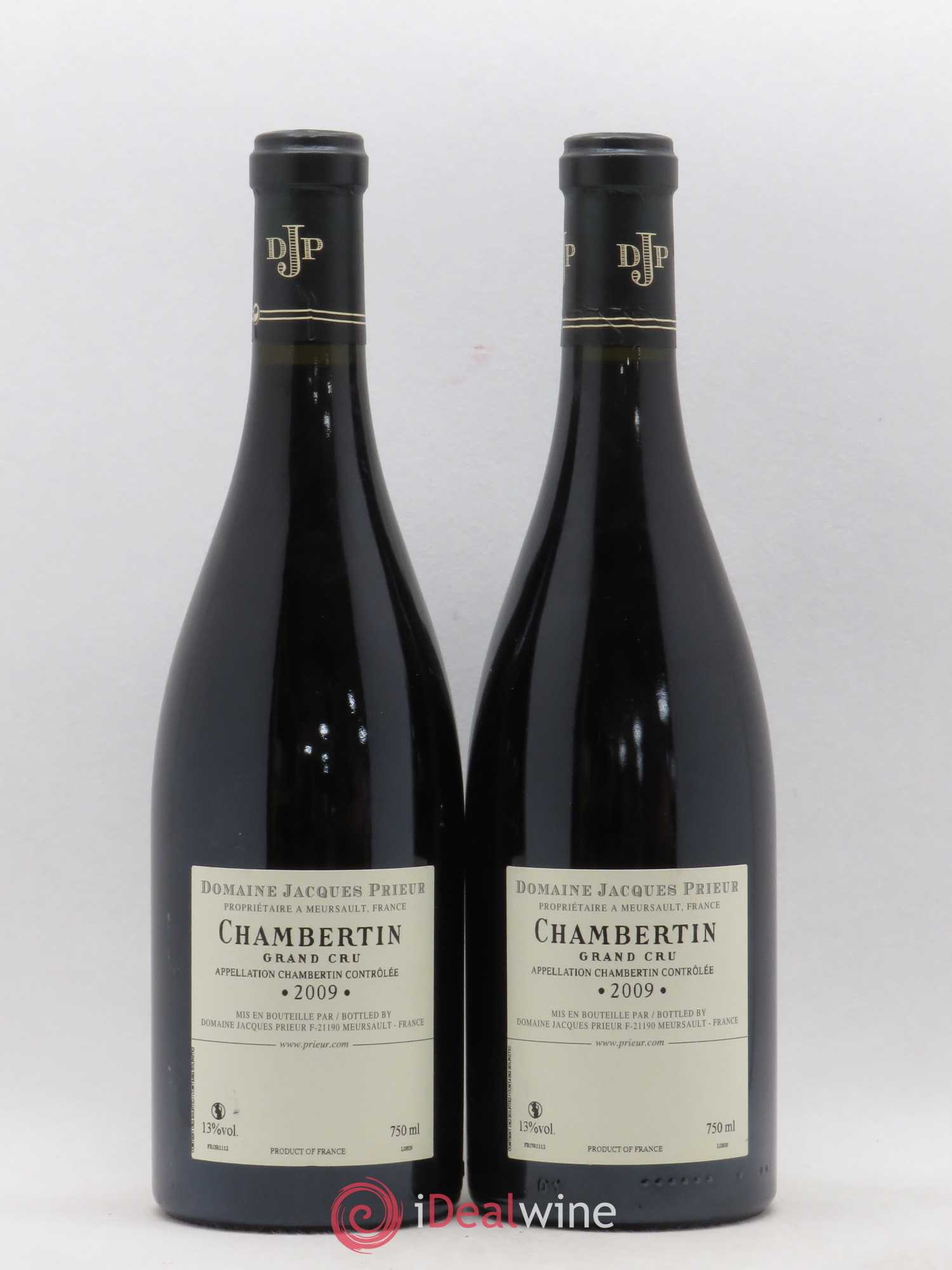 Chambertin Grand Cru Jacques Prieur (Domaine) 2009 - Lot de 2 bouteilles - 1
