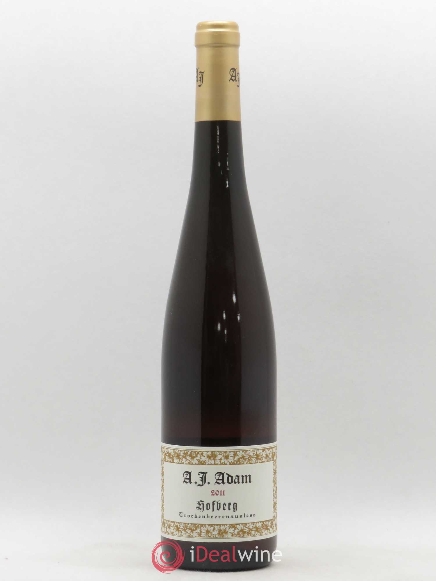 Riesling Dhroner Hofberg Trockenbeerenauslese Weingut A. J. Adam 2011 - Posten von 1 Flasche - 0