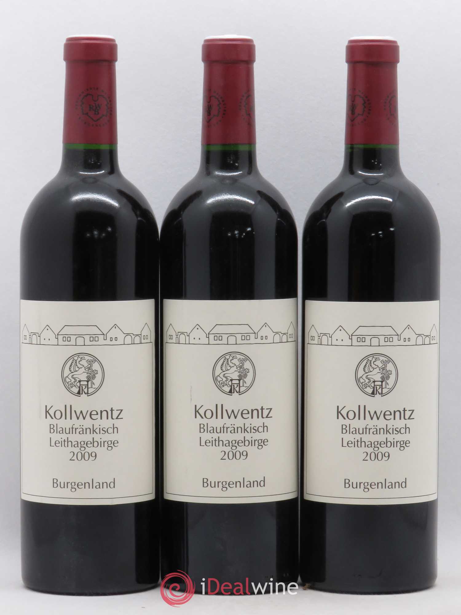 Autriche BLAUFRÄNKISCH LEITHAGEBIRGE Weingut KOLLWENTZ RÖMERHOF GmbH 2009 - Posten von 3 Flaschen - 0