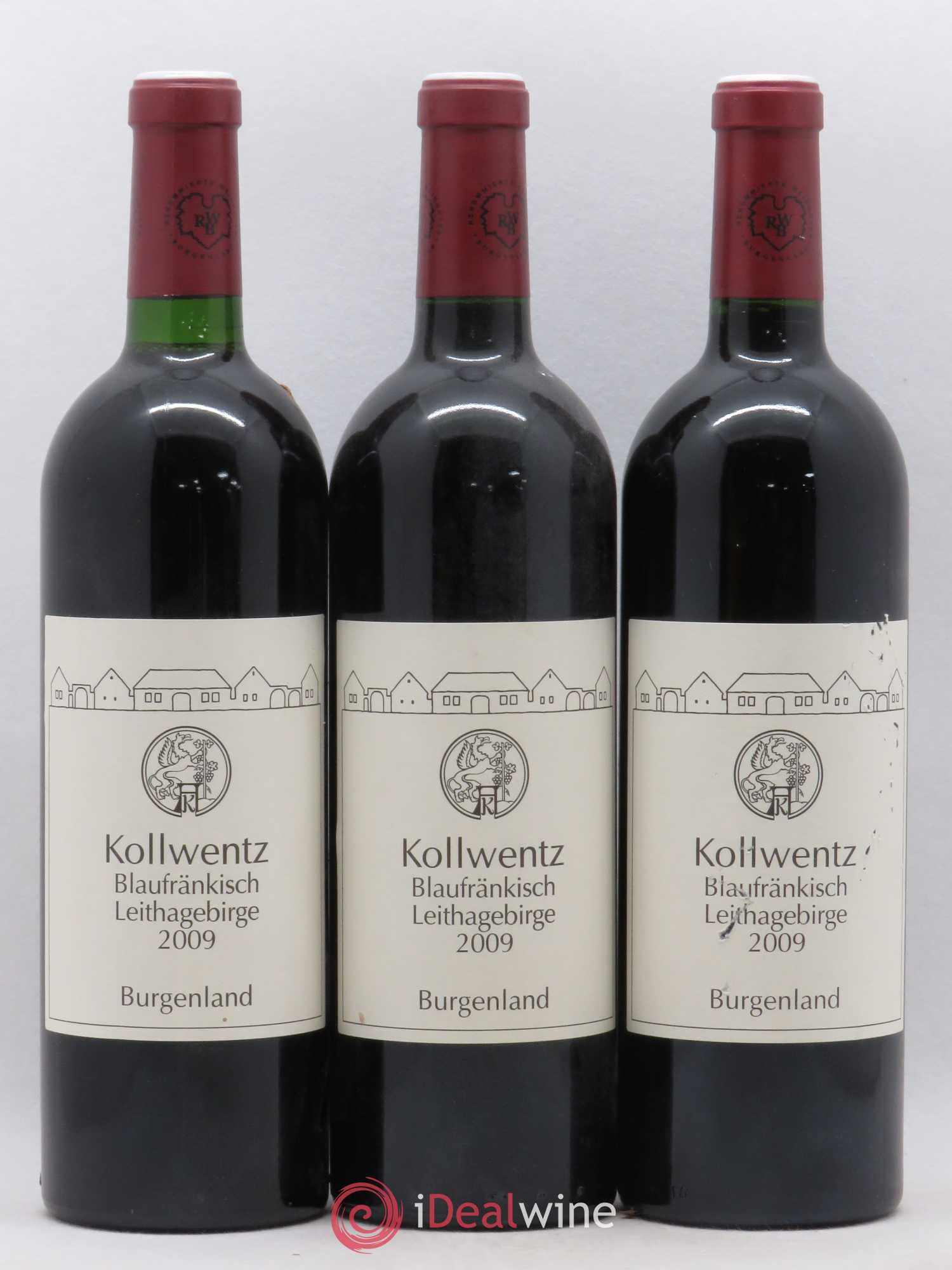 Autriche BLAUFRÄNKISCH LEITHAGEBIRGE Weingut KOLLWENTZ RÖMERHOF GmbH 2009 - Posten von 3 Flaschen - 0