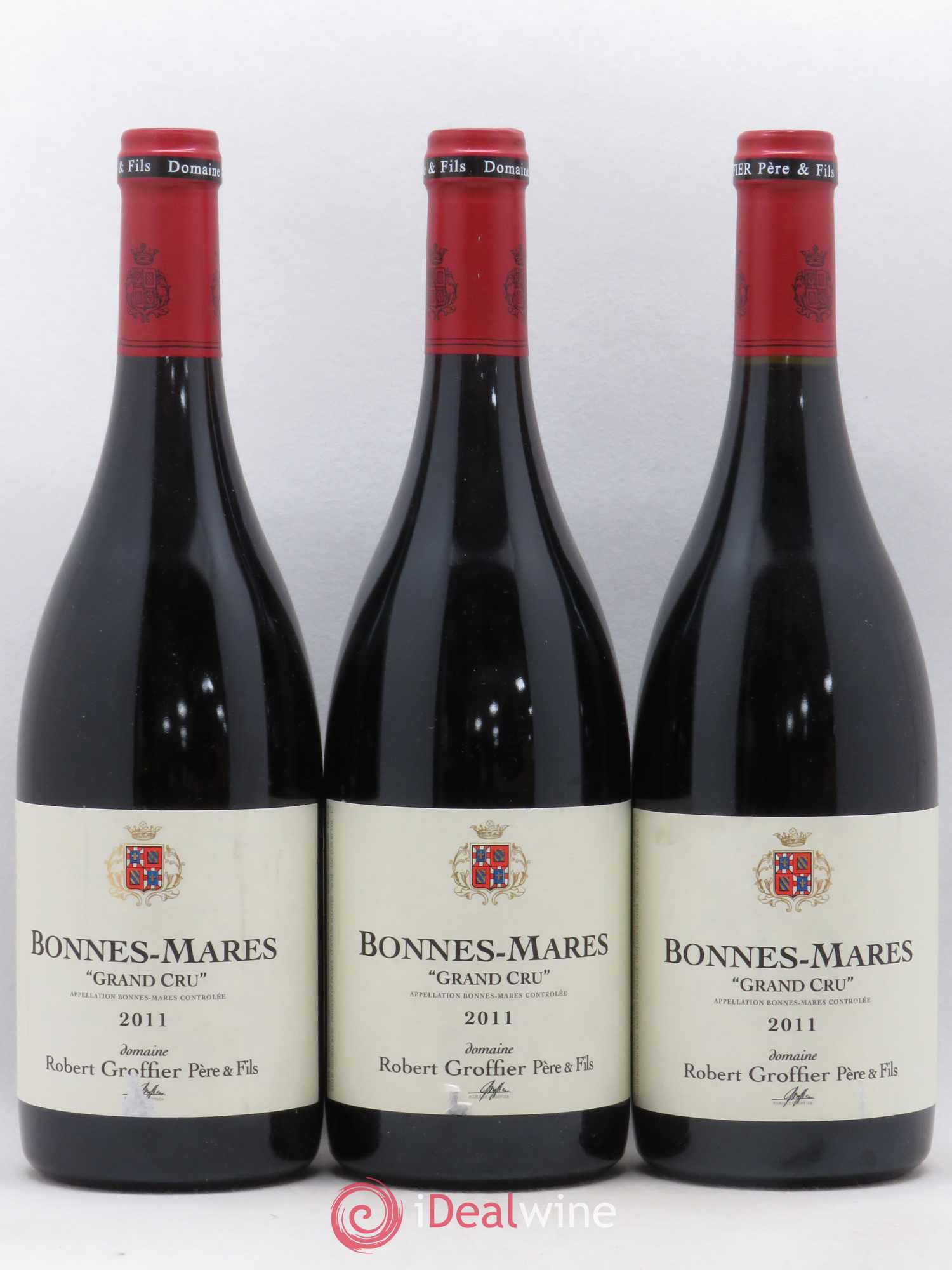Bonnes-Mares Grand Cru Robert Groffier Père & Fils (Domaine) 2011 - Lot de 3 bouteilles - 0