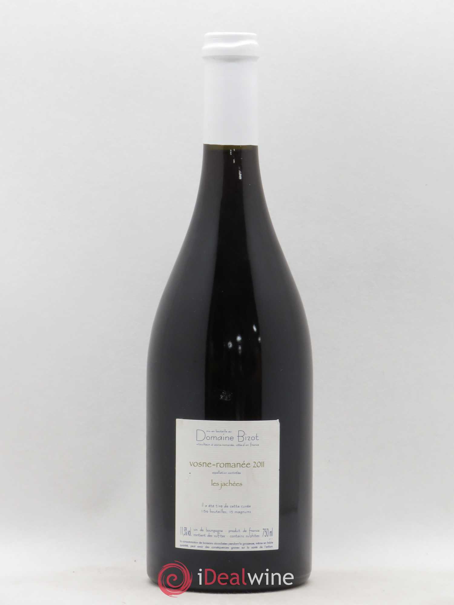 Vosne-Romanée Les Jachées Bizot (Domaine) 2011 - Lot de 1 bouteille - 1