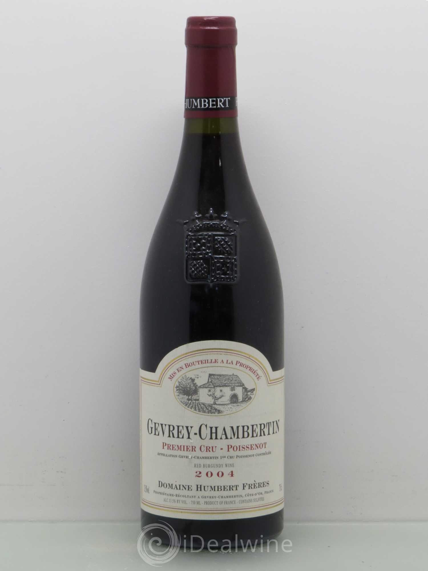 Gevrey-Chambertin 1er Cru Poissenot Humbert (Domaine) 2004 - Lot de 1 bouteille - 0