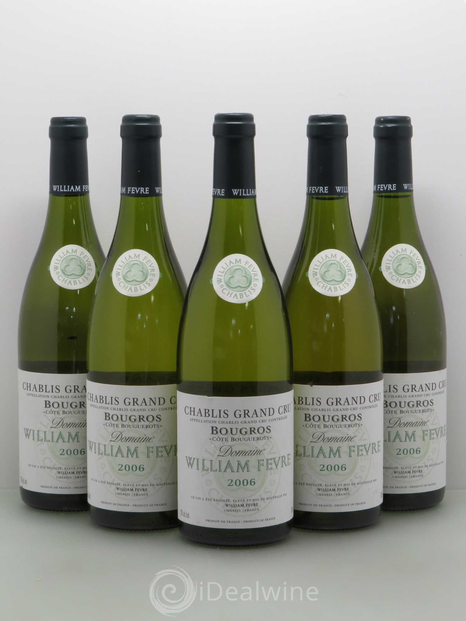 Chablis Grand Cru Bougros William Fèvre Côte Bouguerots 2006 - Posten von 5 Flaschen - 0