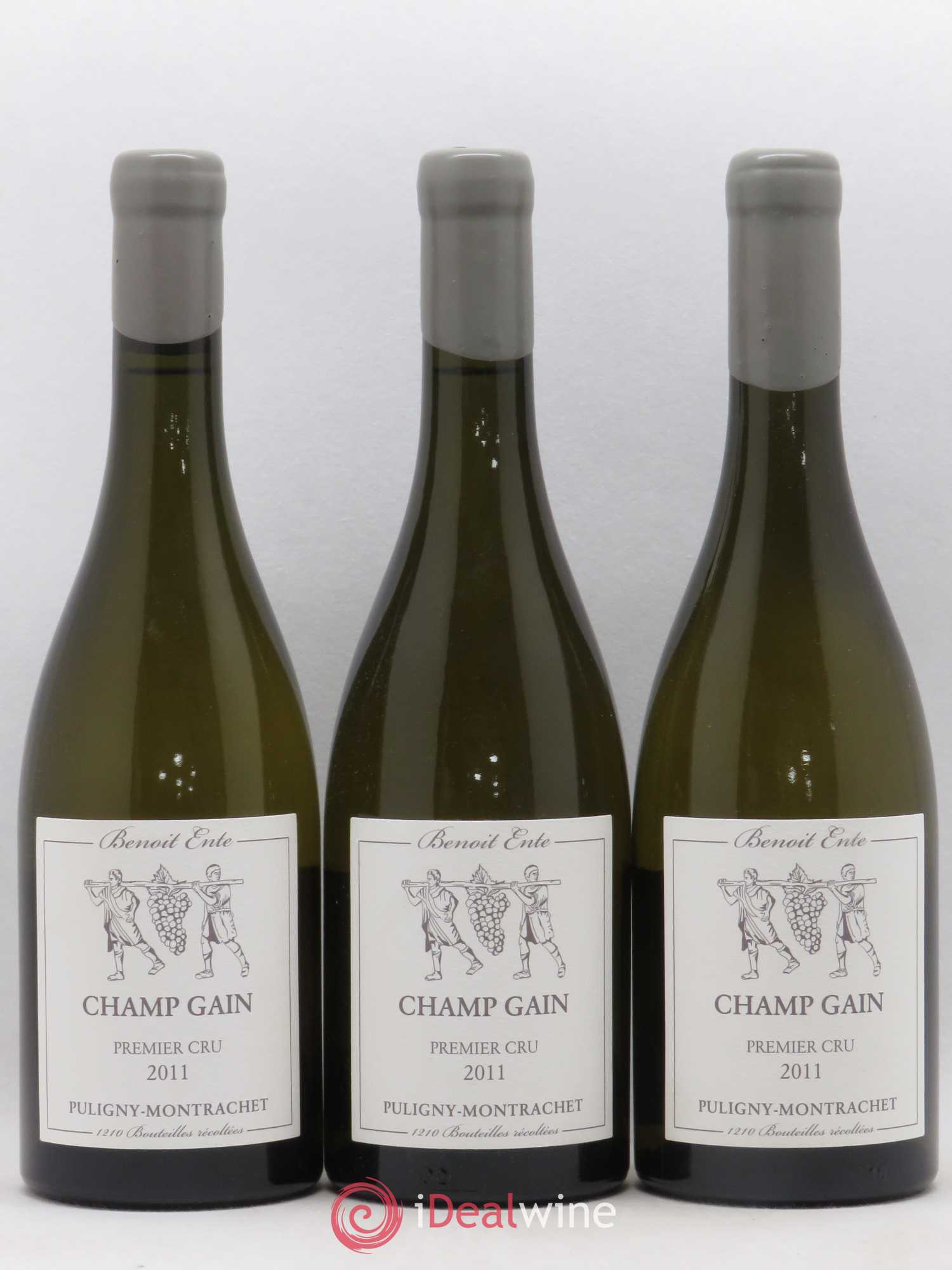 Puligny-Montrachet 1er Cru Champ Gain Domaine Benoît Ente 2011 - Posten von 3 Flaschen - 0