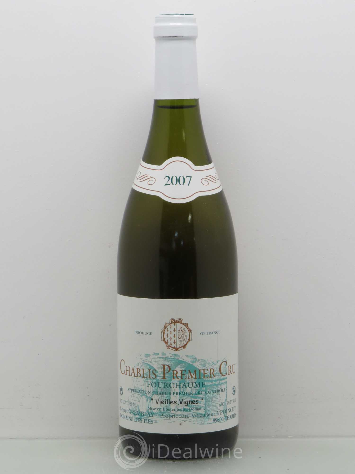 Chablis 1er Cru Fourchaume VV Domaine Des Iles Tremblay 2007 - Posten von 1 Flasche - 0