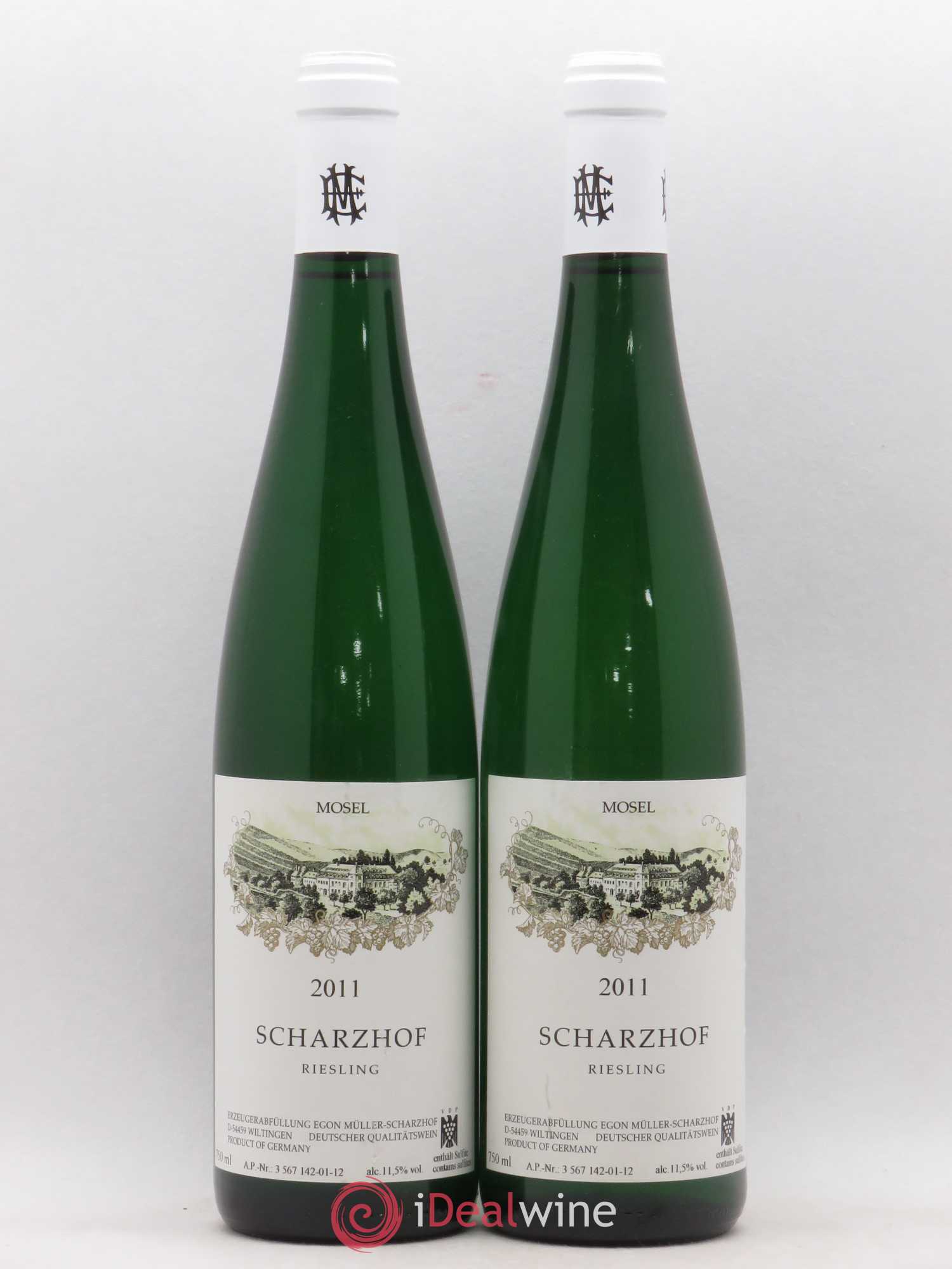 Riesling Scharzhof Egon Müller 2011 - Posten von 2 Flaschen - 0