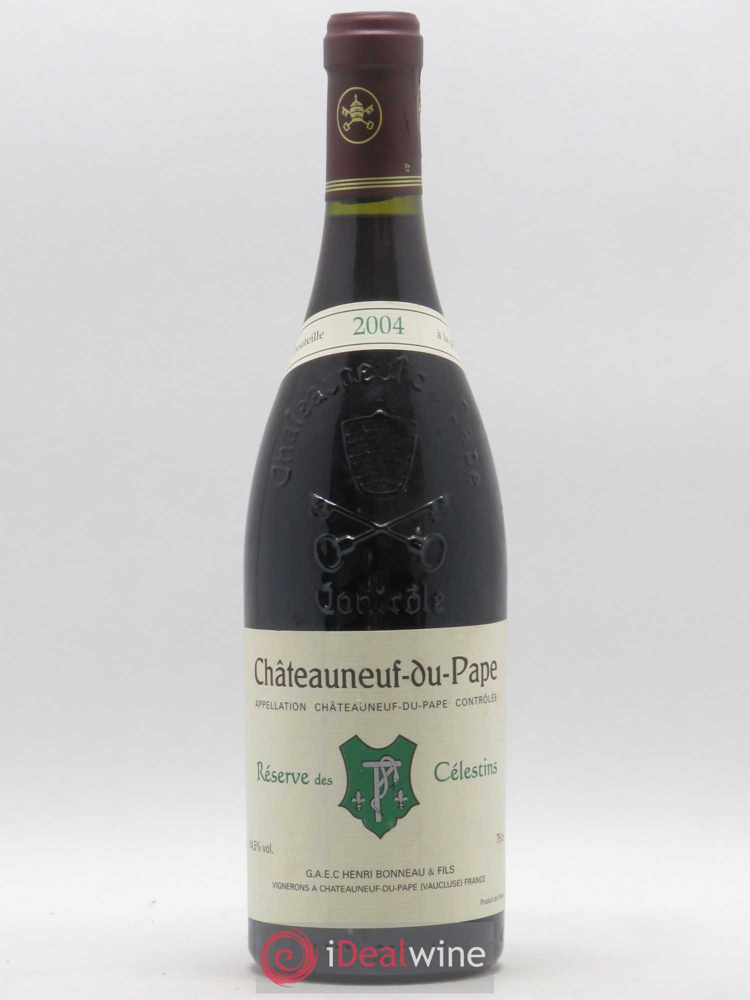 Châteauneuf-du-Pape Réserve des Célestins Henri Bonneau & Fils 2004 - Lot de 1 bouteille - 0