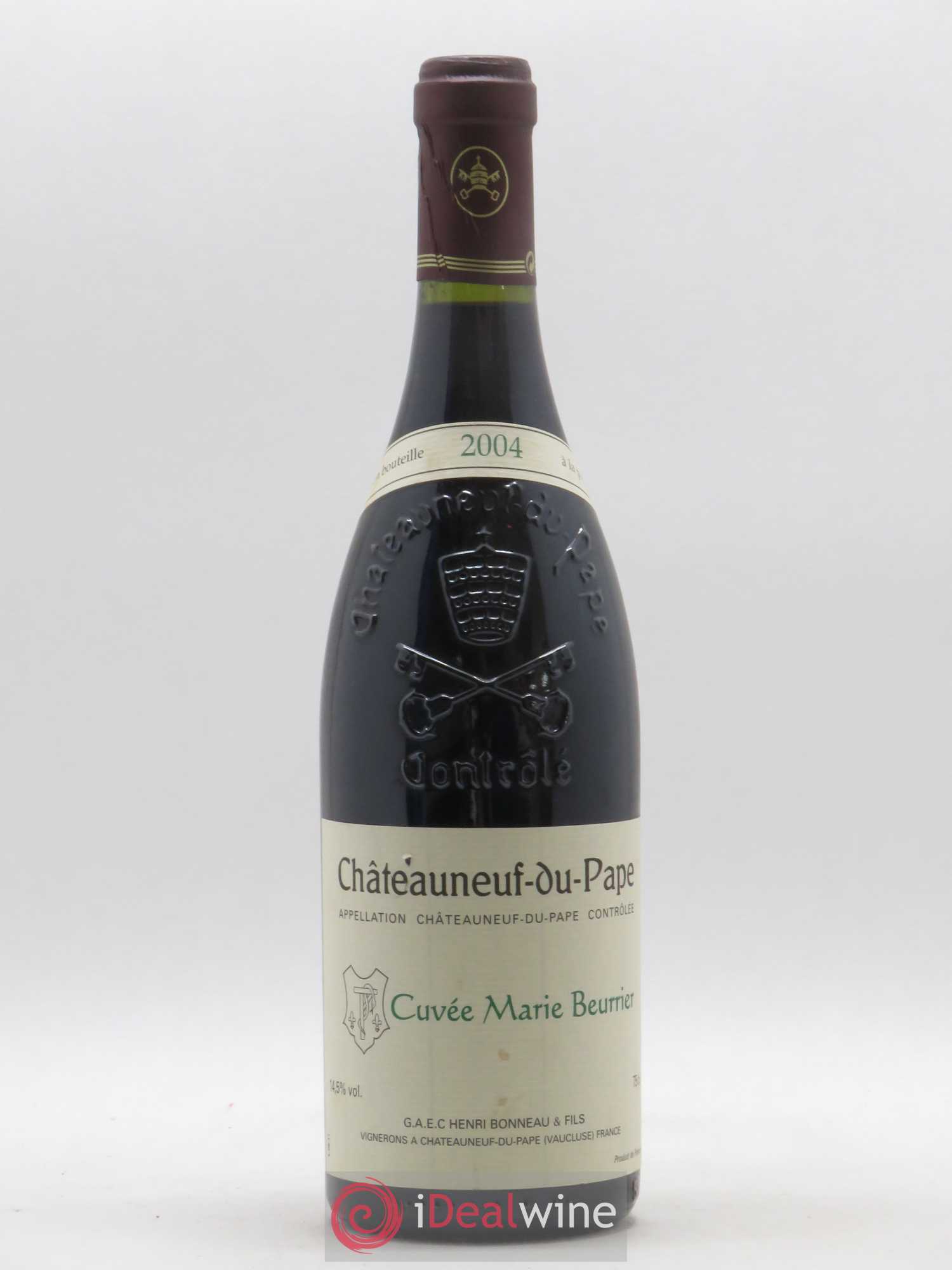 Châteauneuf-du-Pape Marie Beurrier Henri Bonneau & Fils 2004 - Lot de 1 bouteille - 0