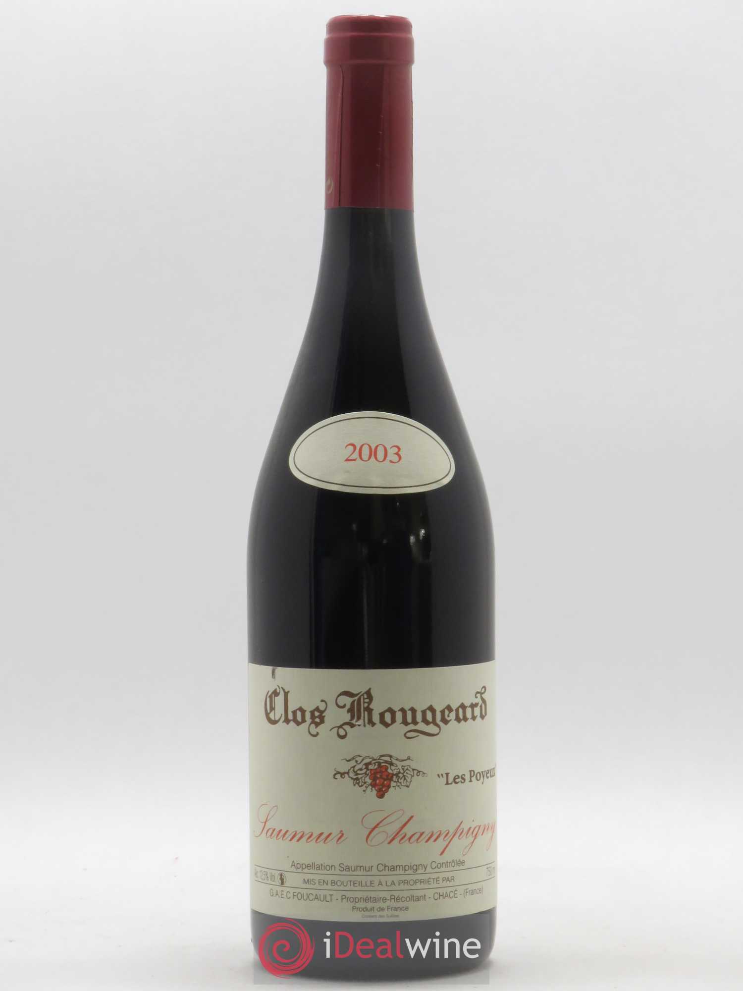 Saumur-Champigny Les Poyeux Clos Rougeard 2003 - Lot de 1 bouteille - 0