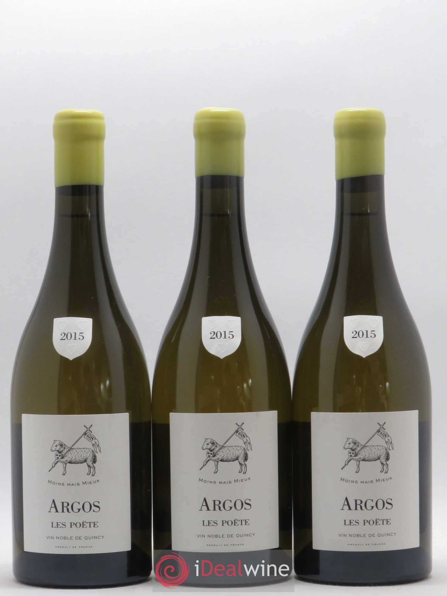 Vin de France (anciennement Quincy) Argos Les Poëte 2015 - Lot de 3 bouteilles - 0