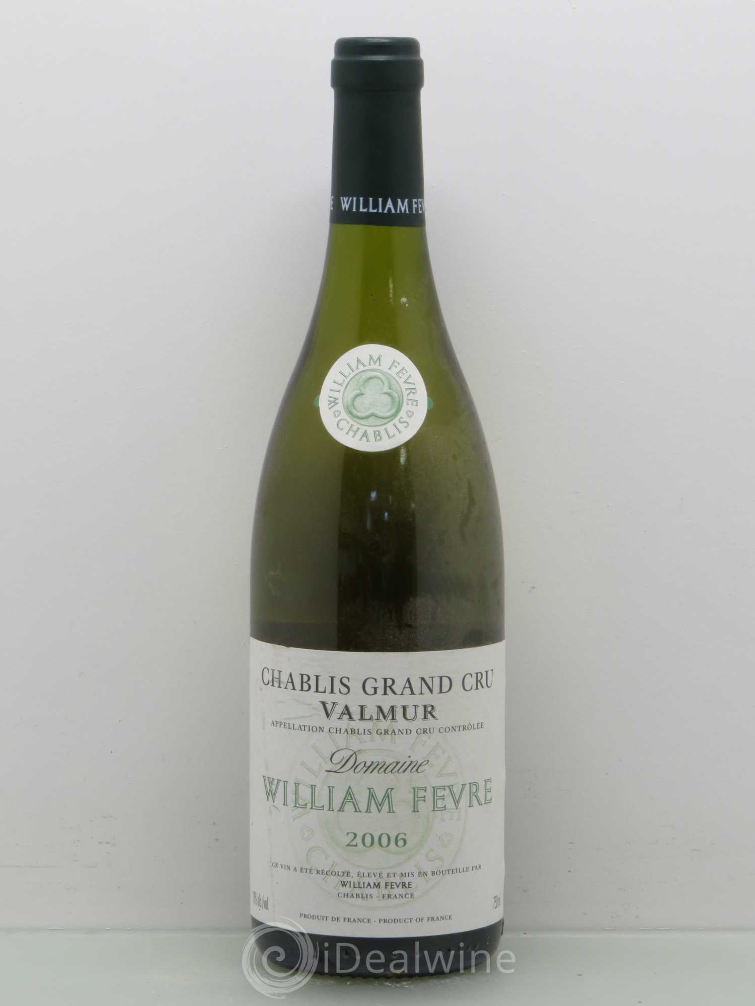 Chablis Grand Cru Valmur William Fèvre 2006 - Lot de 1 bouteille - 0