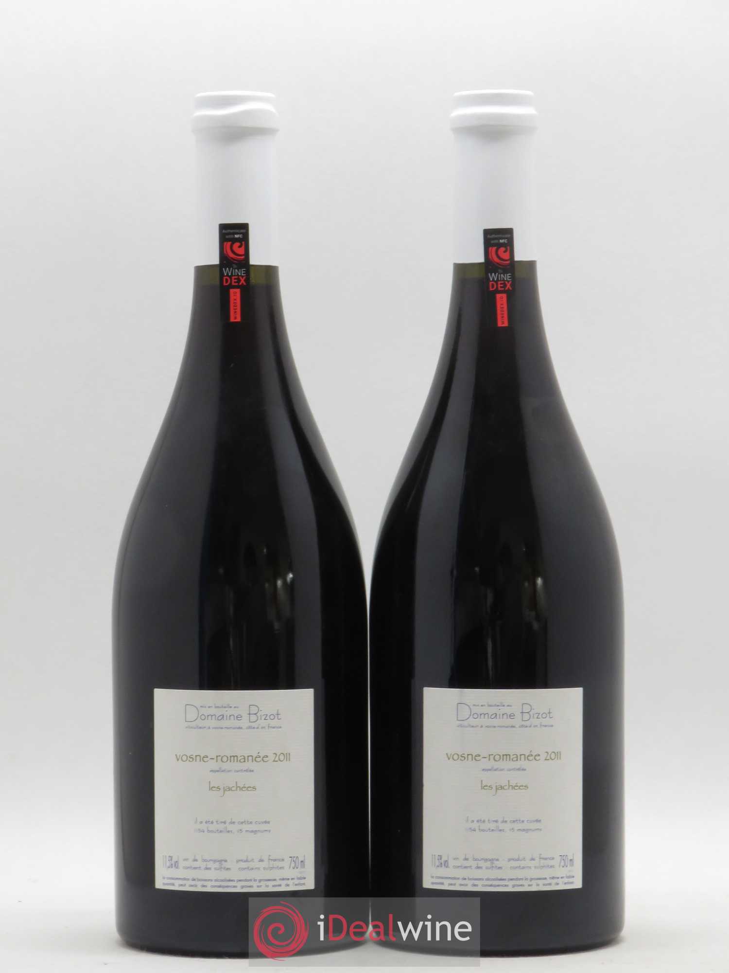 Vosne-Romanée Les Jachées Bizot (Domaine) 2011 - Lot de 2 bouteilles - 1