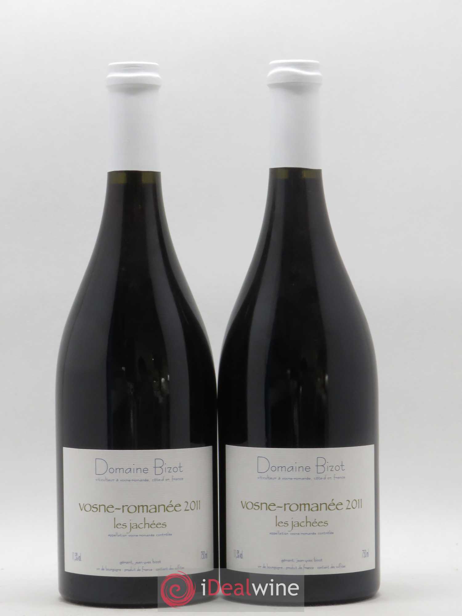 Vosne-Romanée Les Jachées Bizot (Domaine) 2011 - Lot de 2 bouteilles - 0