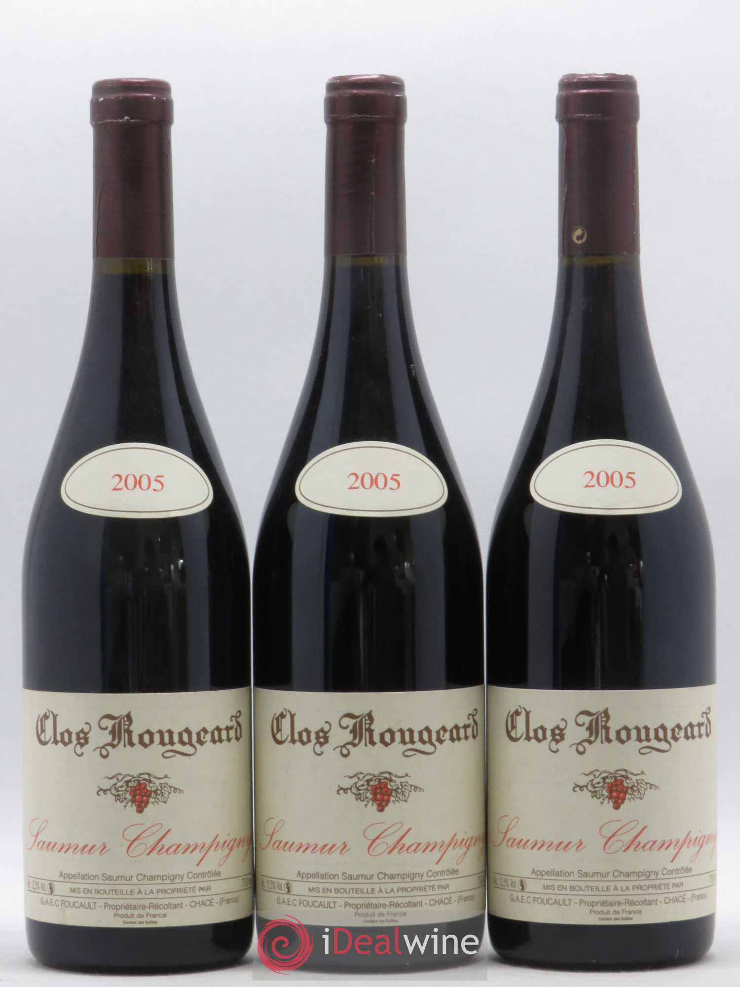 Saumur-Champigny Clos Rougeard 2005 - Lot de 3 bouteilles - 0