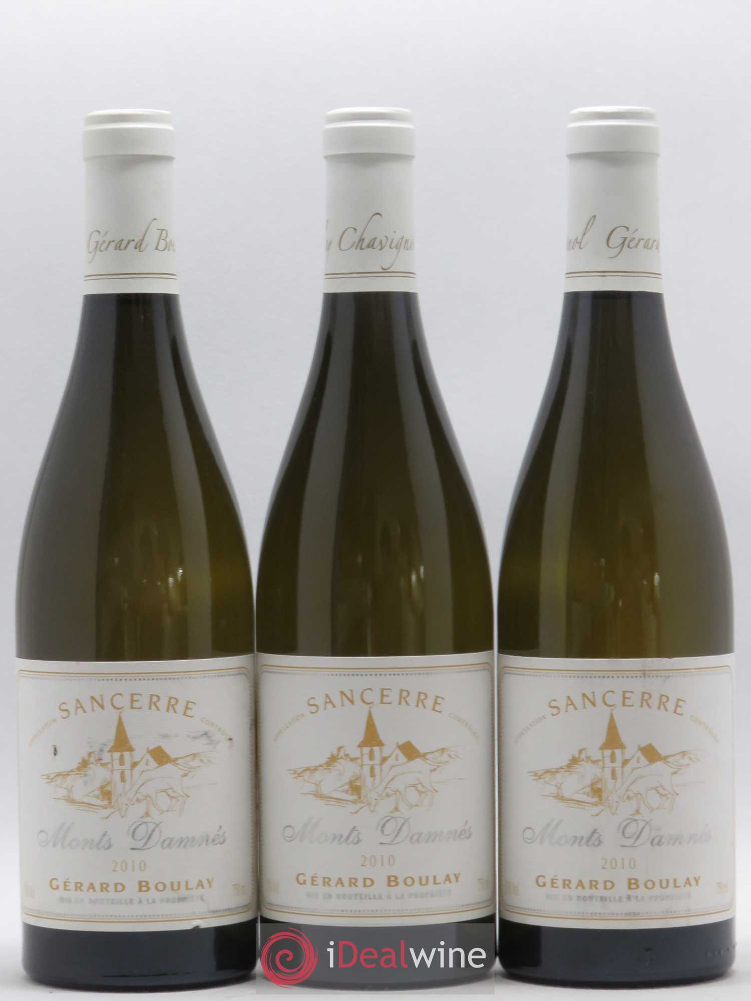 Sancerre Monts Damnés Gérard Boulay 2010 - Lot de 3 bouteilles - 0