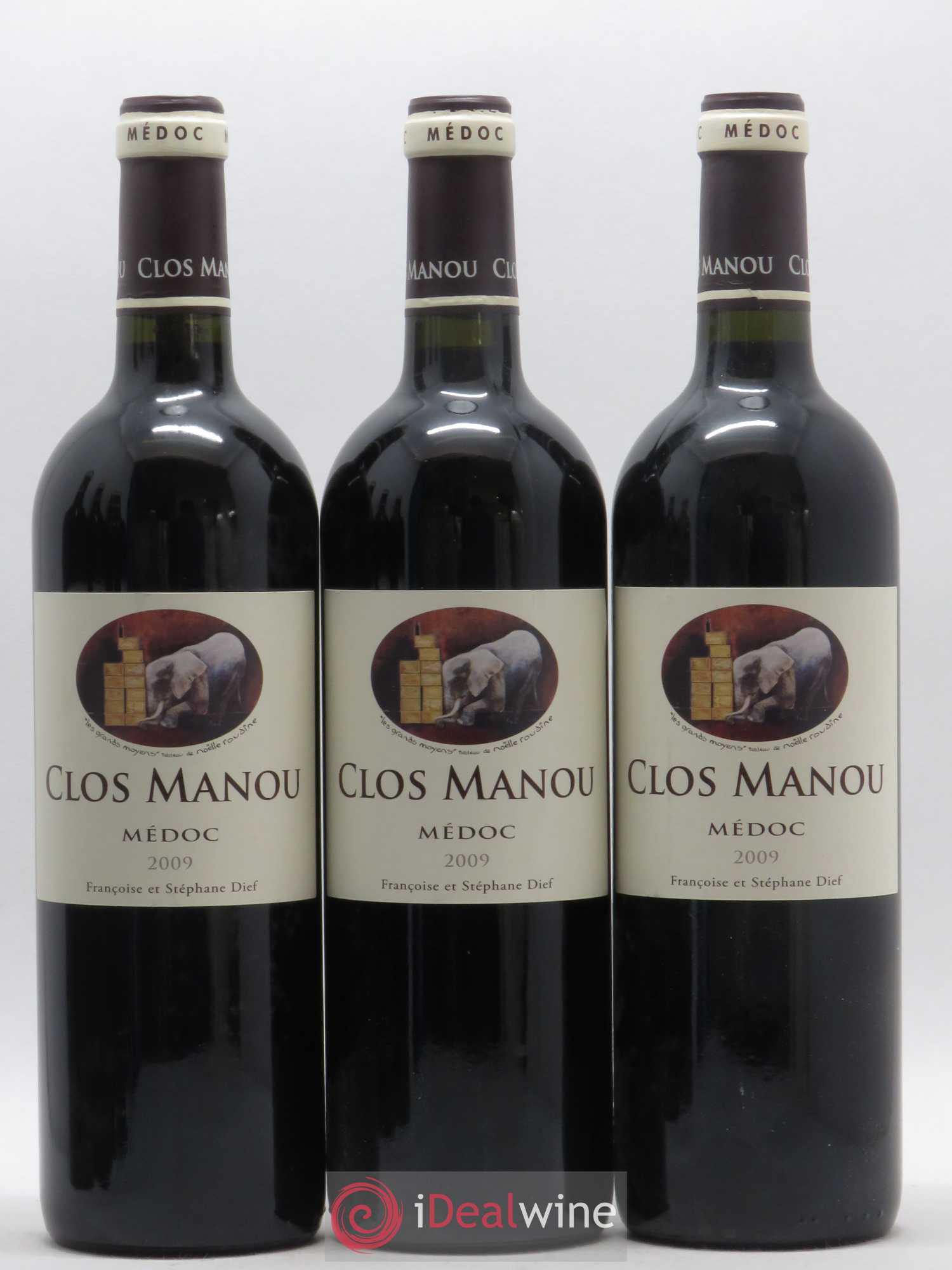 Clos Manou 2009 - Lot de 6 bouteilles - 1