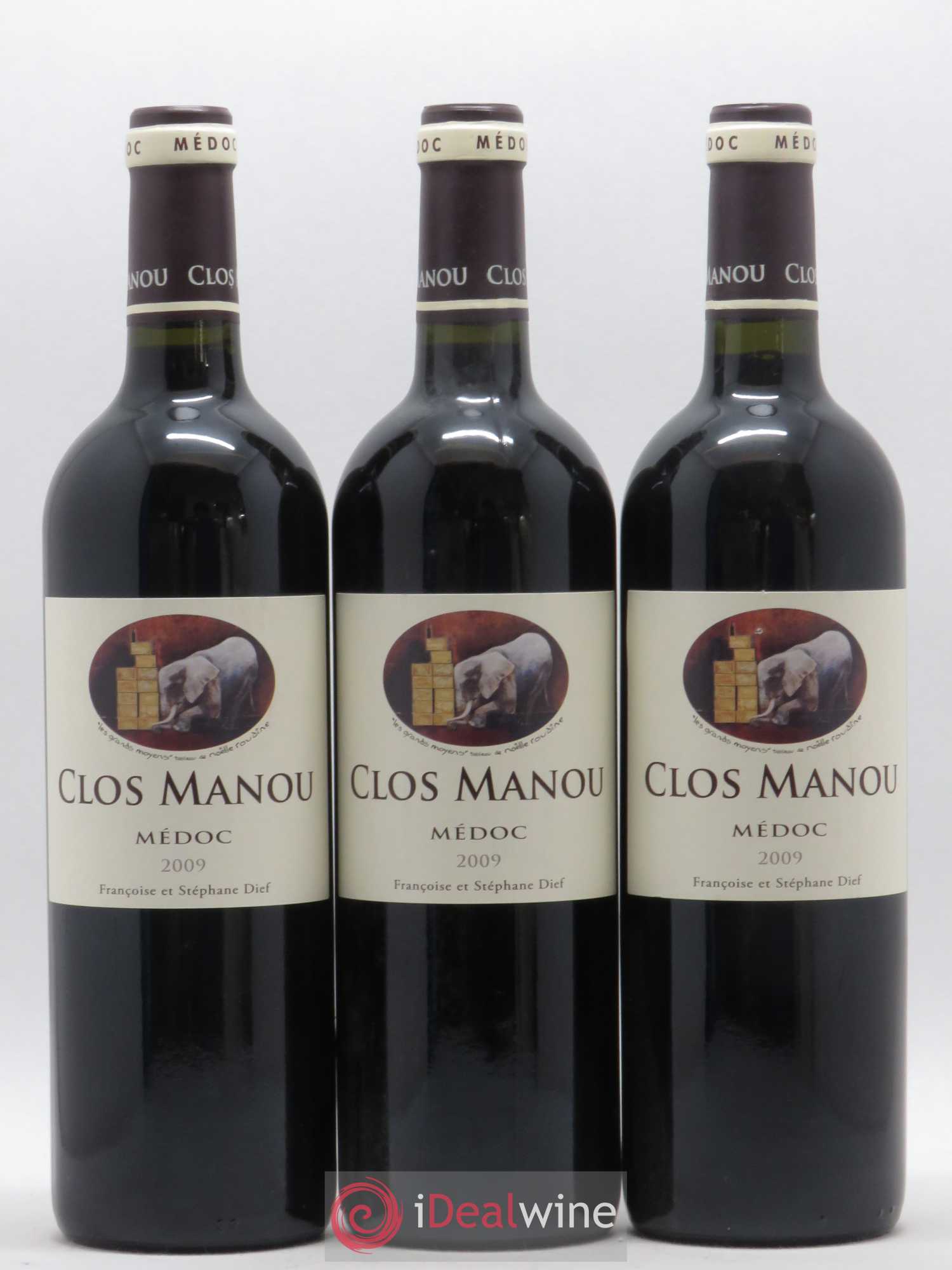 Clos Manou 2009 - Posten von 3 Flaschen - 0