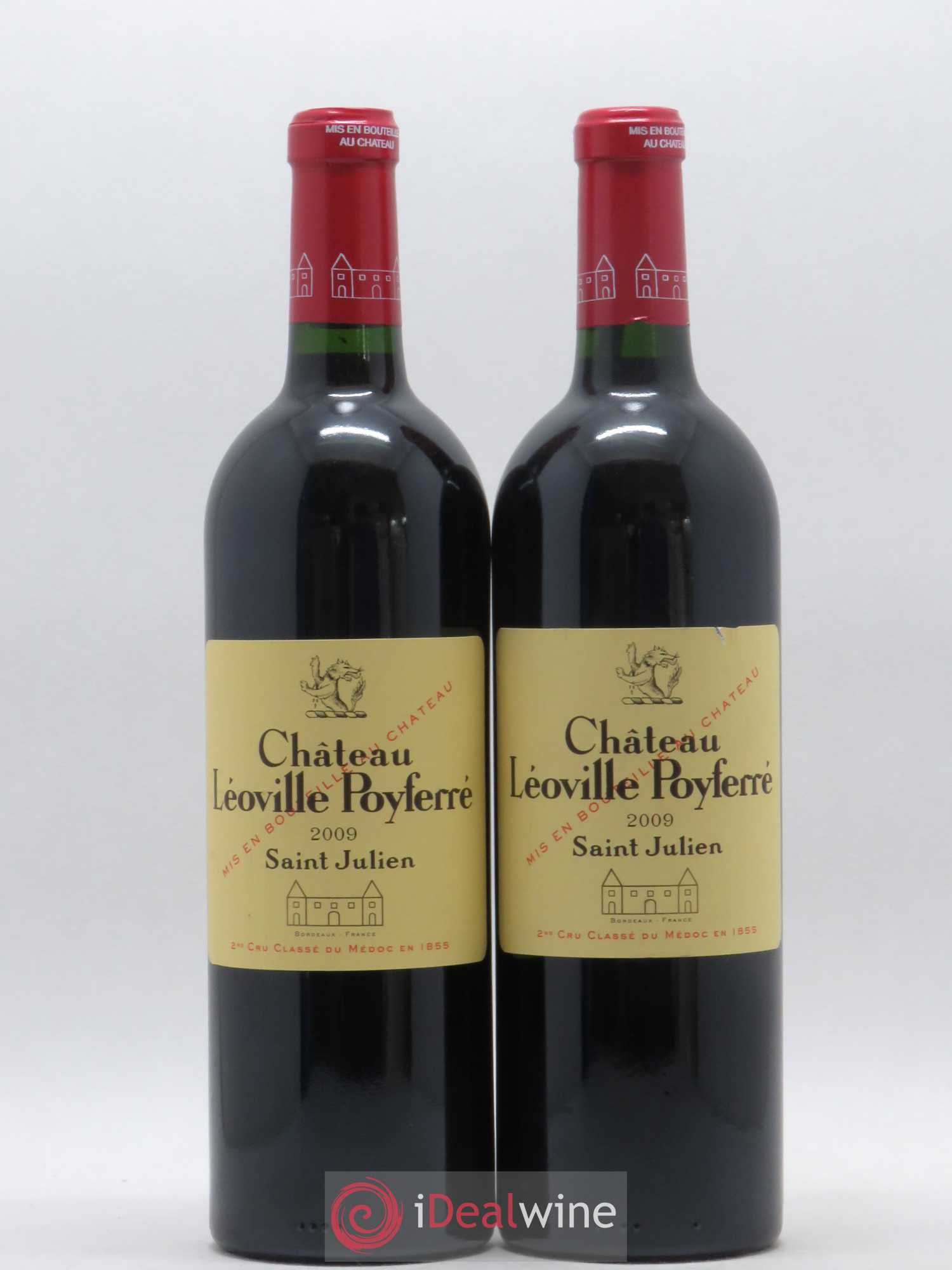 Château Léoville Poyferré 2ème Grand Cru Classé 2009 - Lot de 2 bouteilles - 0