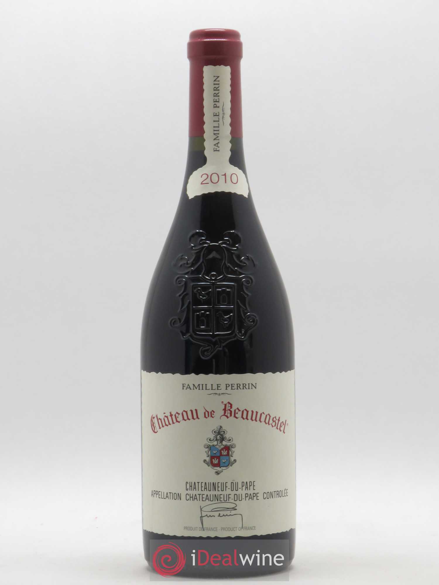 Châteauneuf-du-Pape Château de Beaucastel Famille Perrin 2010 - Lot de 1 bouteille - 0