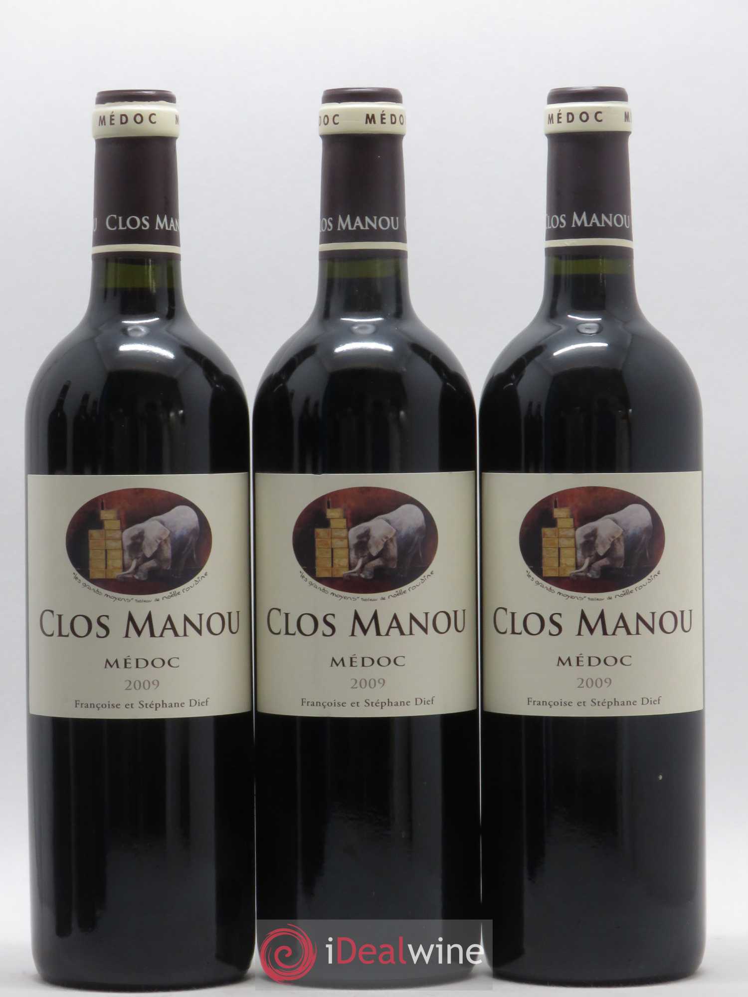 Clos Manou 2009 - Lot de 6 bouteilles - 1