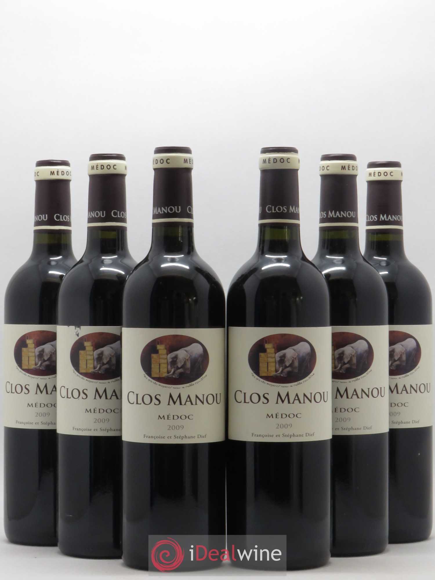 Clos Manou 2009 - Lot de 6 bouteilles - 0