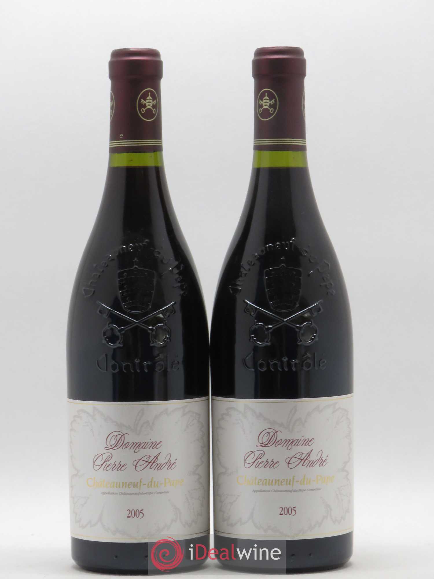 Châteauneuf-du-Pape Pierre André (Domaine) 2005 - Lot de 2 bouteilles - 0