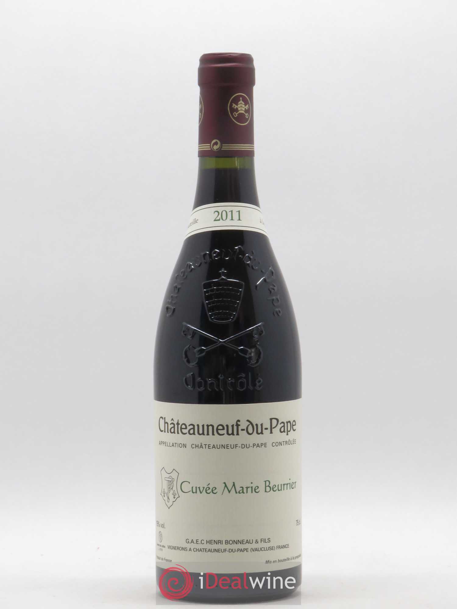 Châteauneuf-du-Pape Marie Beurrier Henri Bonneau & Fils 2011 - Lot de 1 bouteille - 0