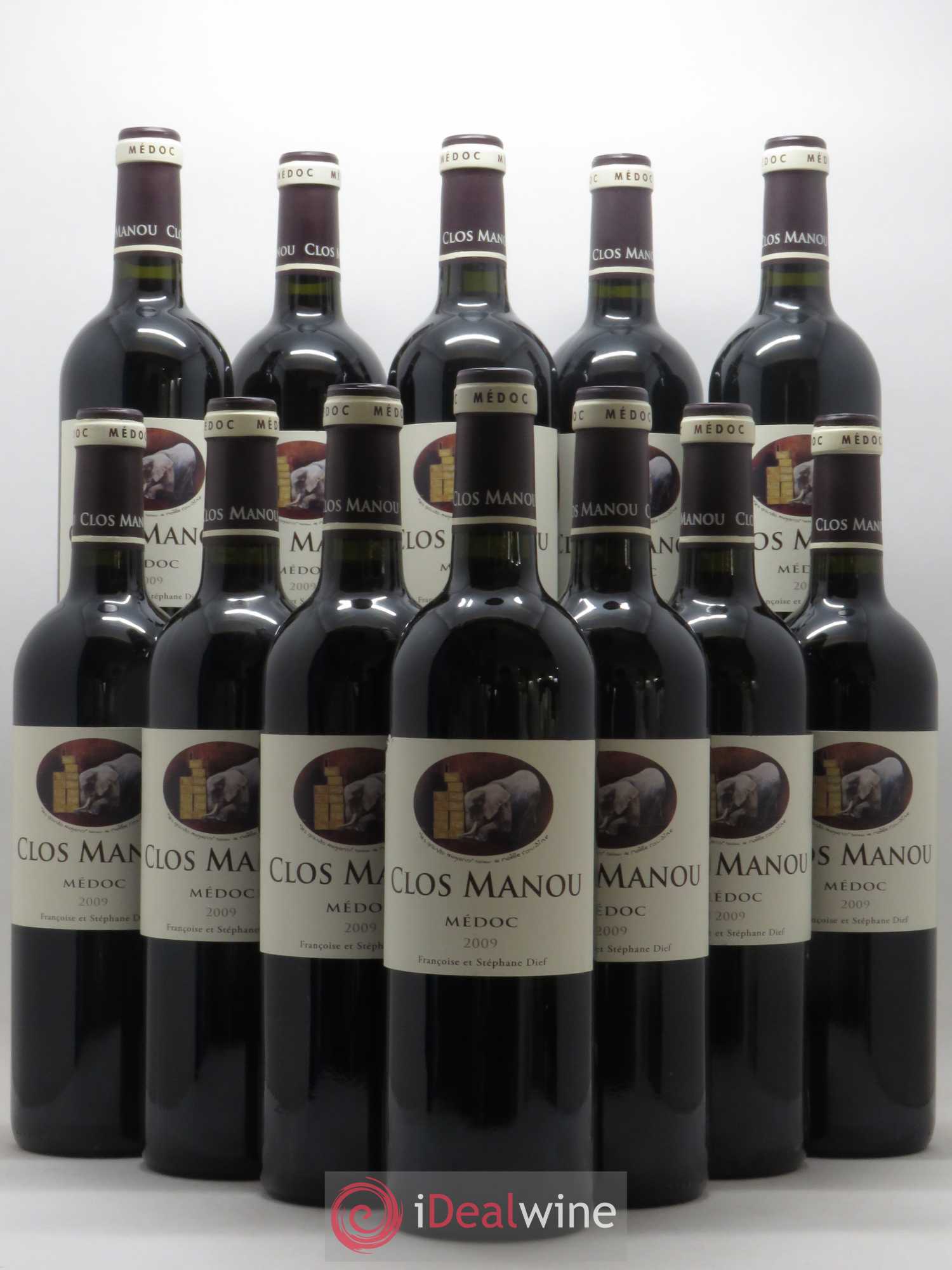 Clos Manou 2009 - Lot de 12 bouteilles - 0
