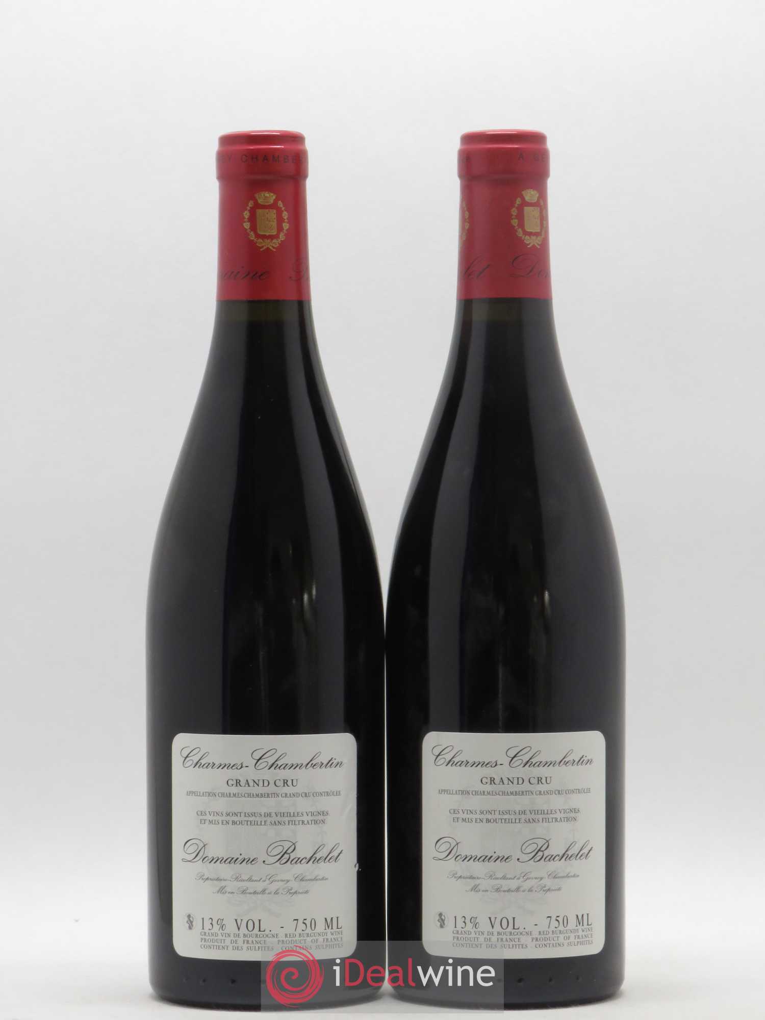 Charmes-Chambertin Grand Cru Vieilles Vignes Denis Bachelet (Domaine) 2011 - Lot de 2 bouteilles - 1