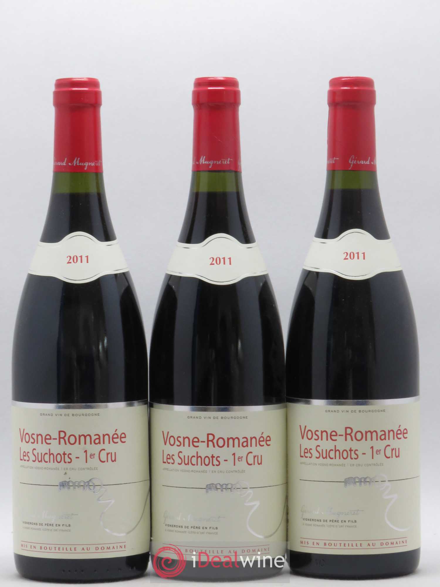 Vosne-Romanée 1er Cru Les Suchots Gérard Mugneret 2011 - Lot de 3 bouteilles - 0